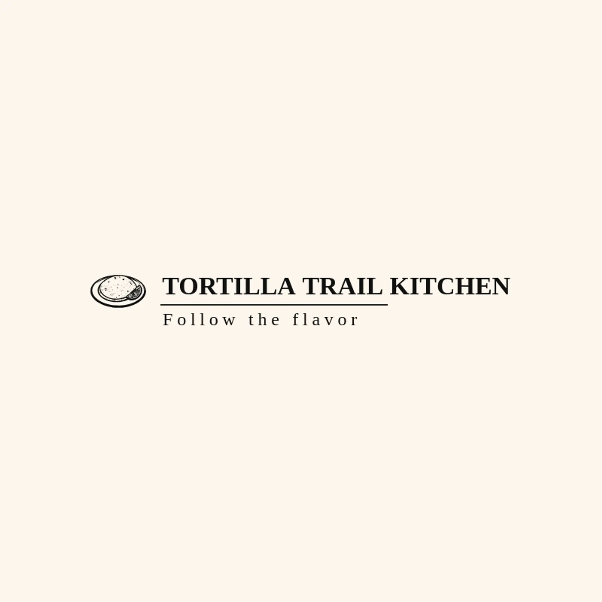 Tortilla Trail Kitchen logo for mexican restaurant