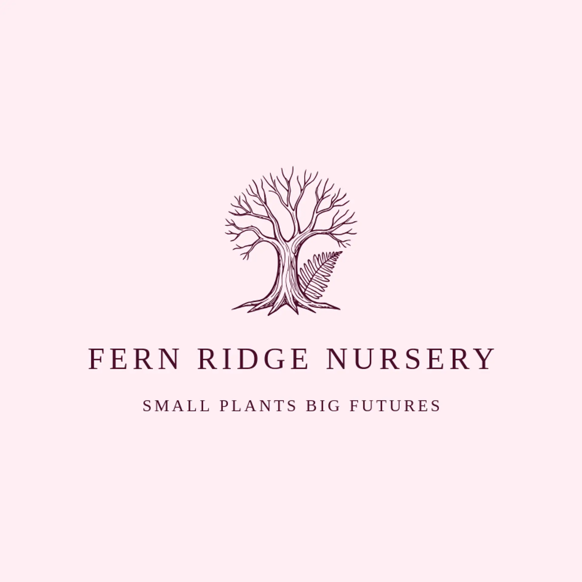 Fern Ridge Nursery logo for forest