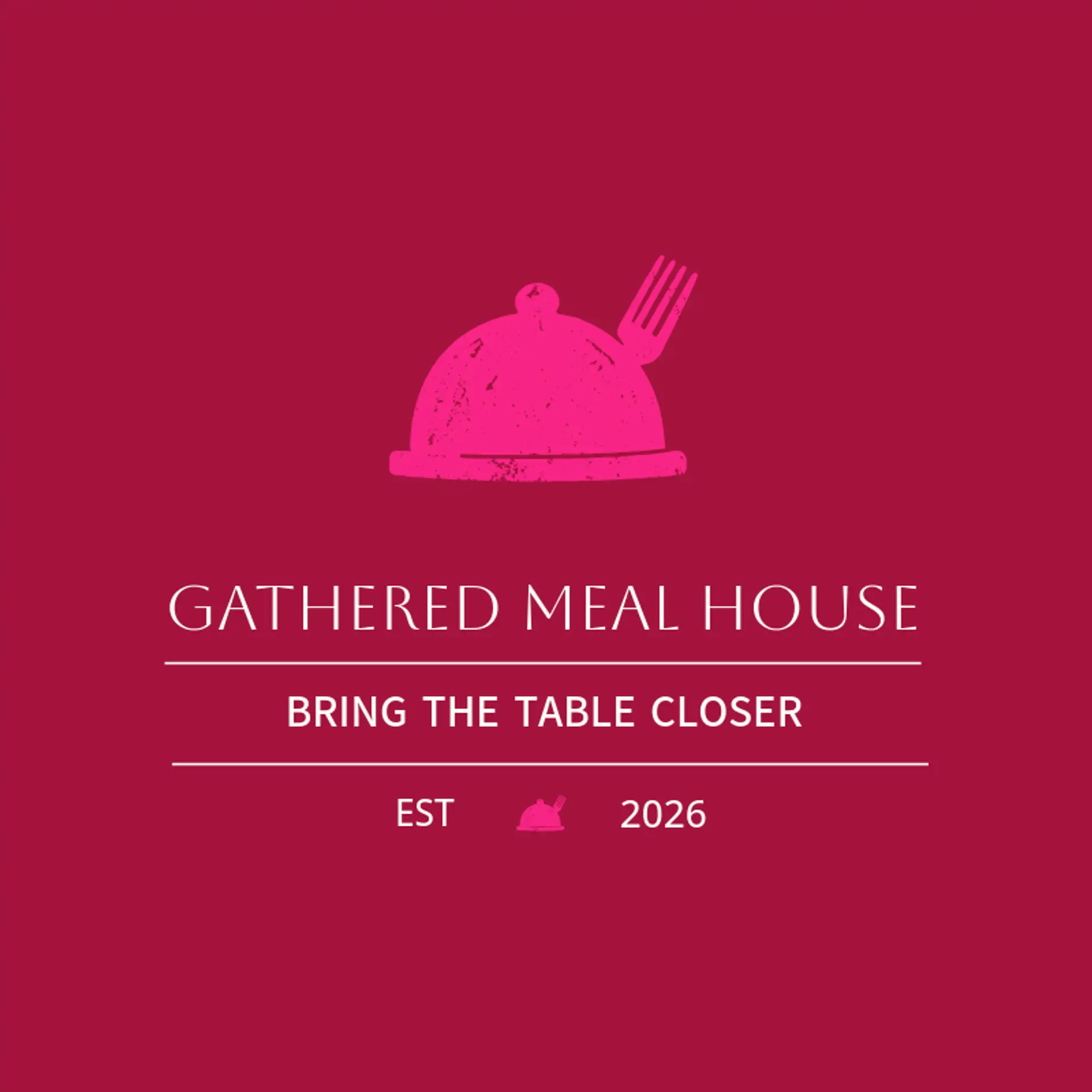Gathered Meal House logo for cloud kitchen