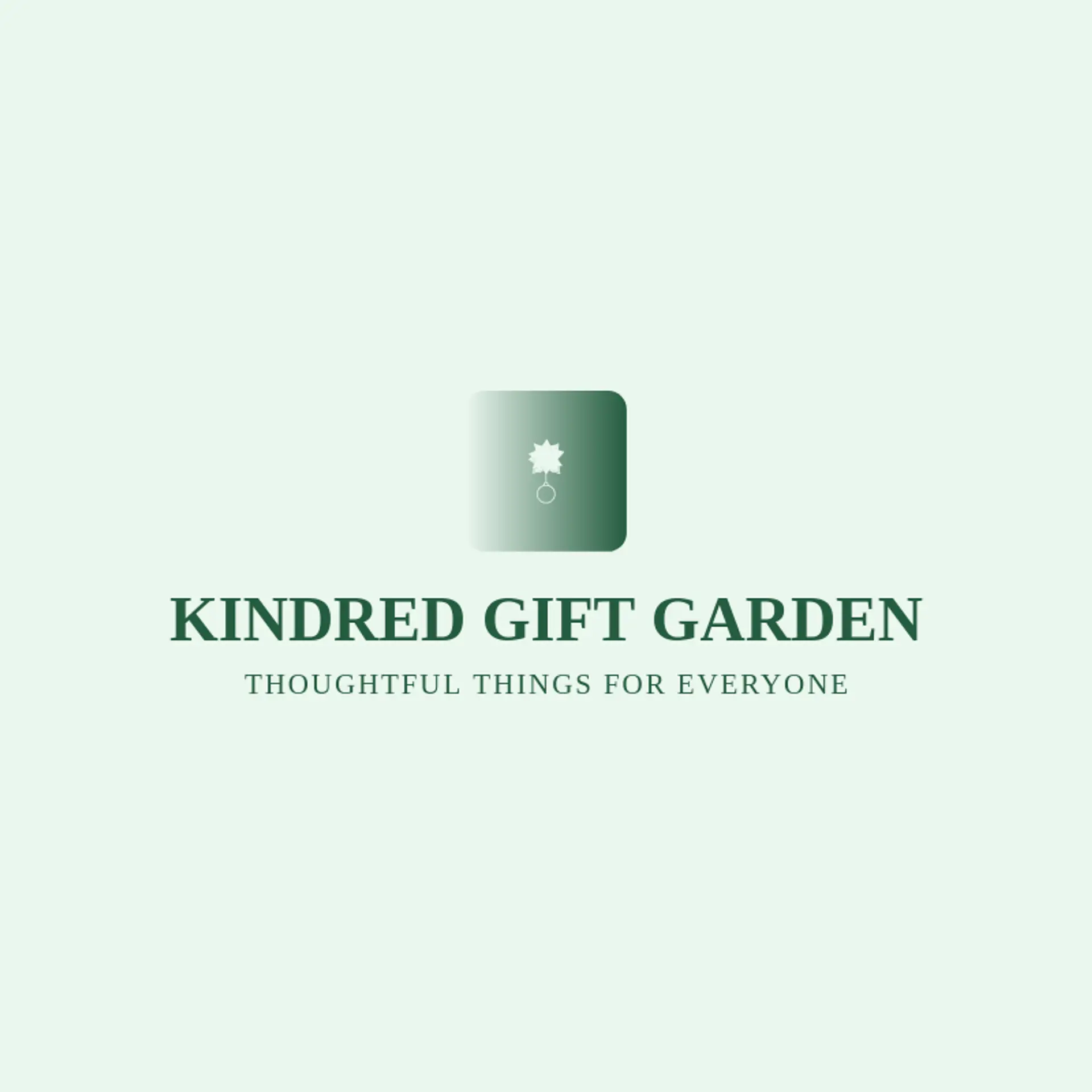 Kindred Gift Garden logo for holiday