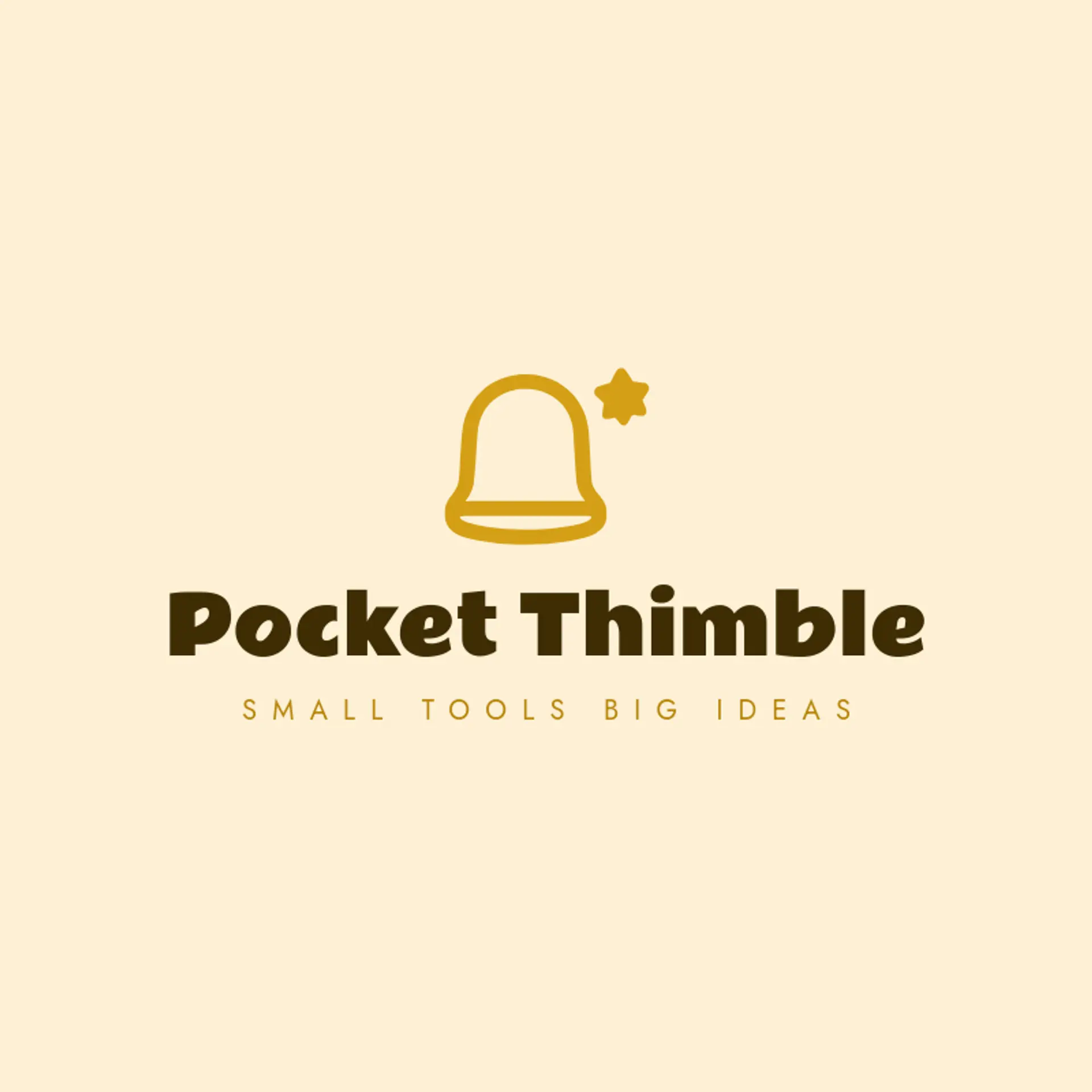 Pocket Thimble logo for crochet
