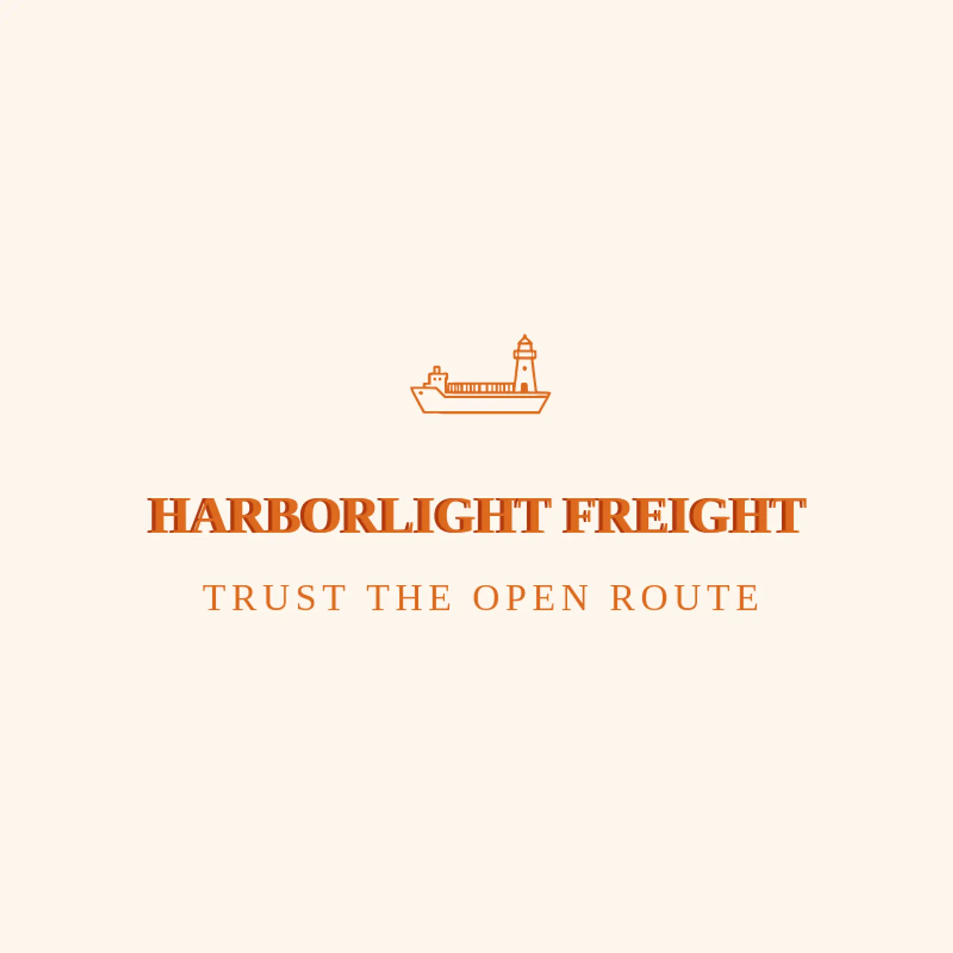 Harborlight Freight logo for cargo