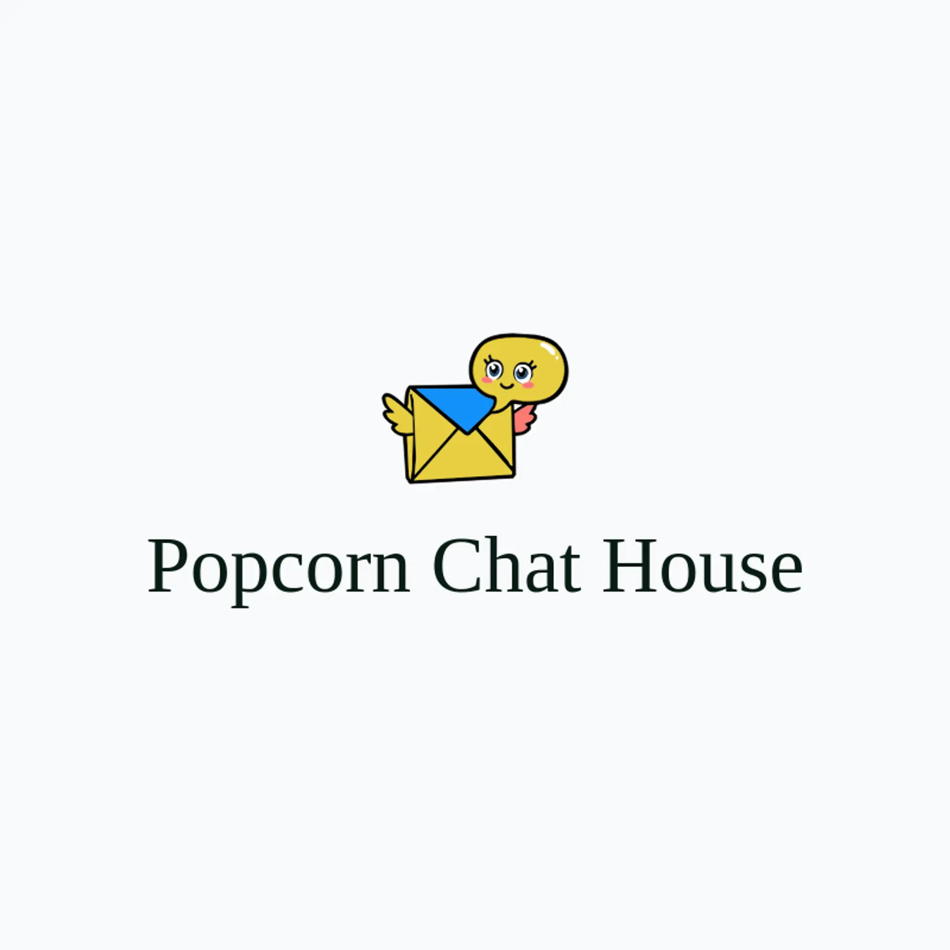 Popcorn Chat House logo for messenger