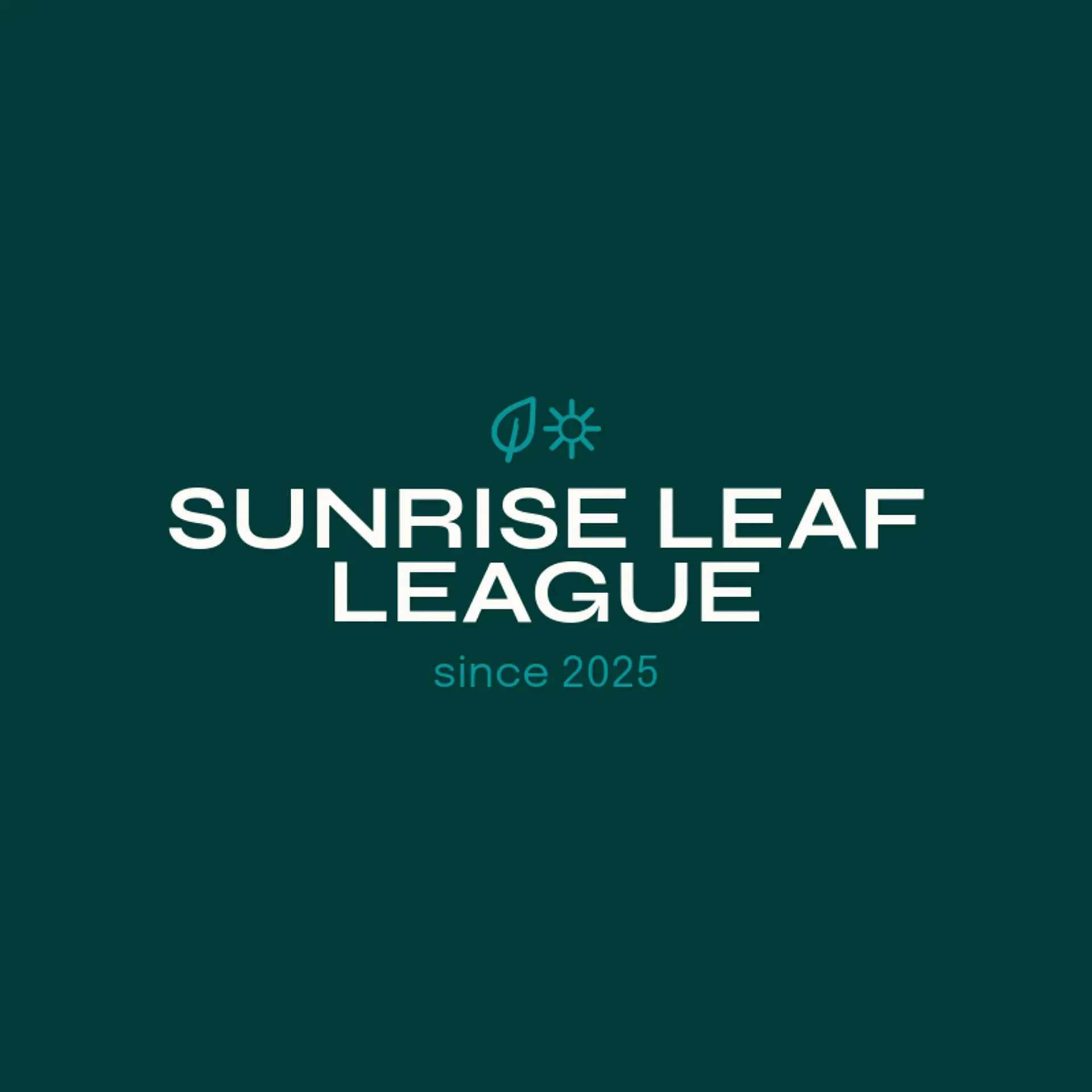 Sunrise Leaf League logo for leaf