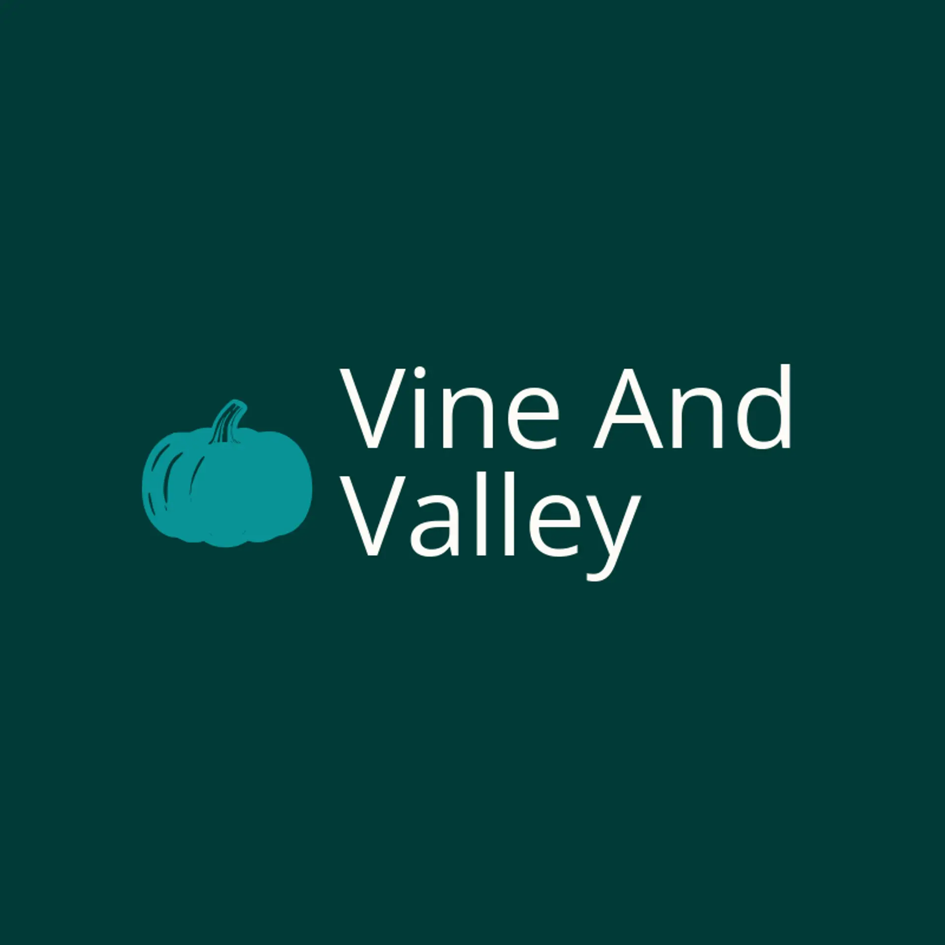 Vine and Valley logo for pumpkin