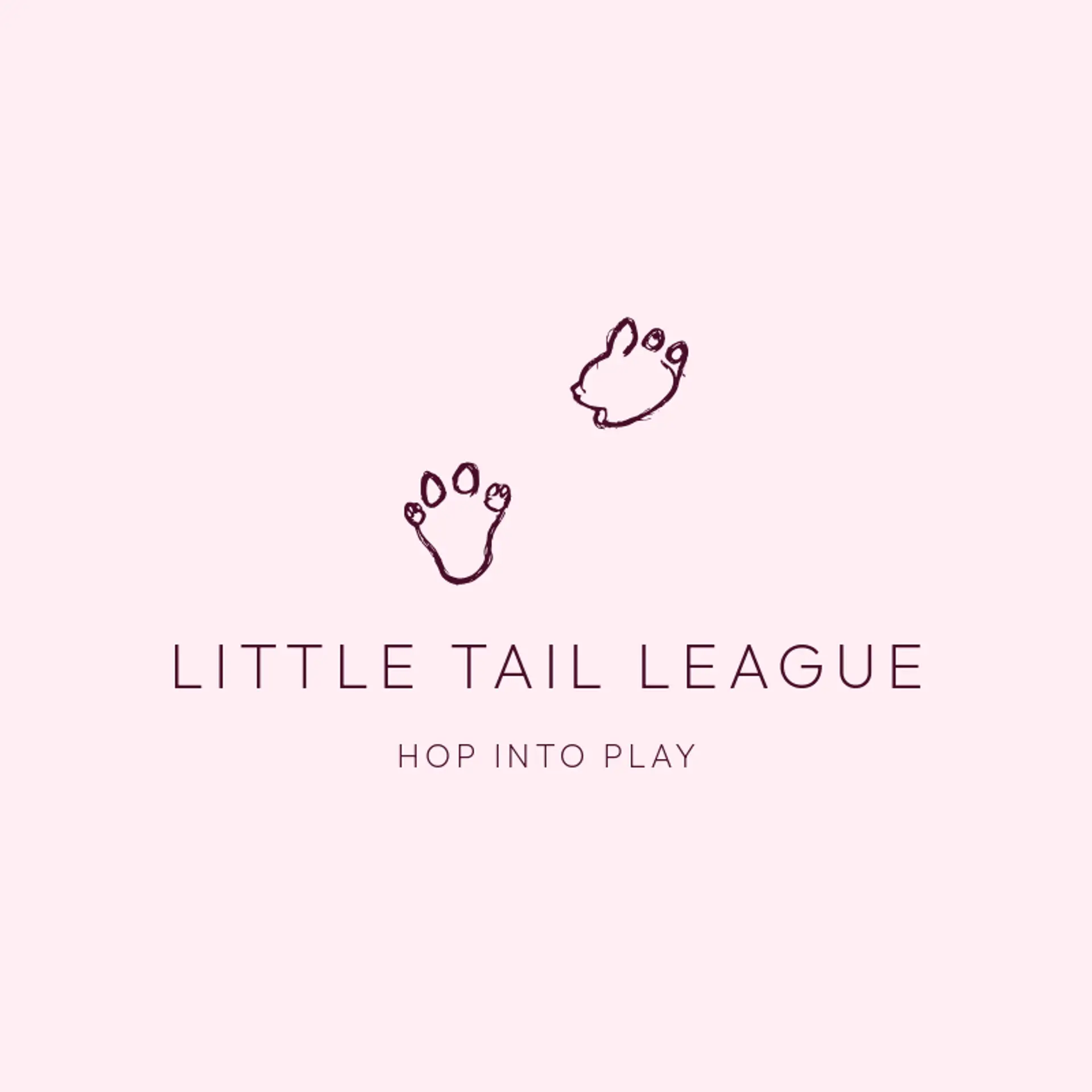 Little Tail League logo for bunny