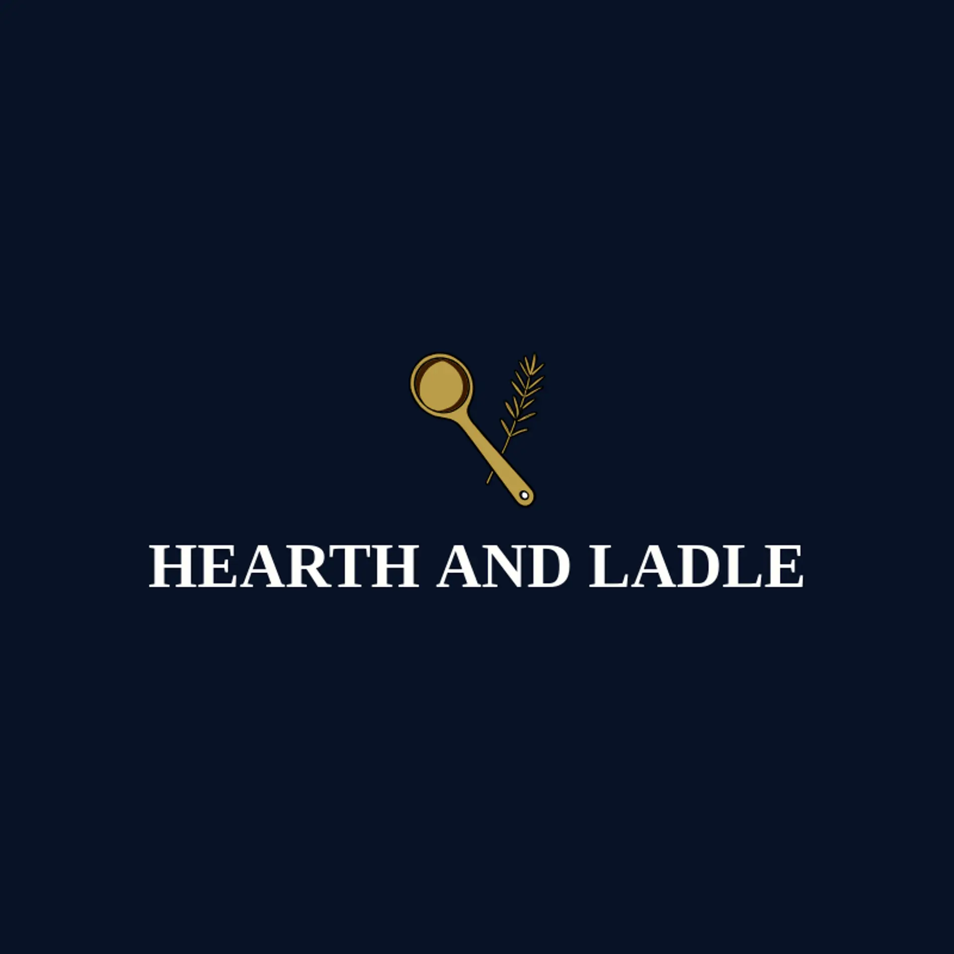 Hearth And Ladle logo for culinary