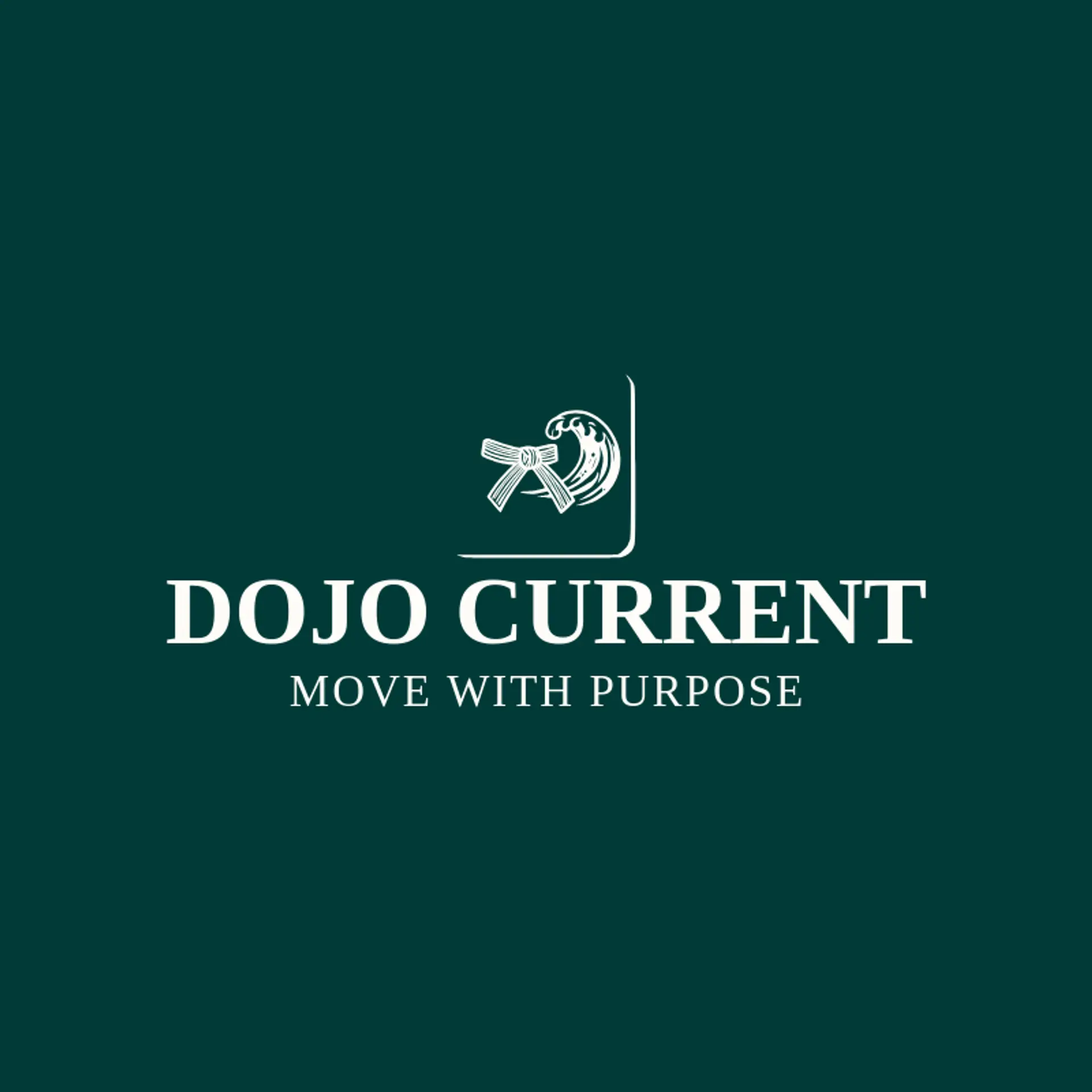 Dojo Current logo for karate