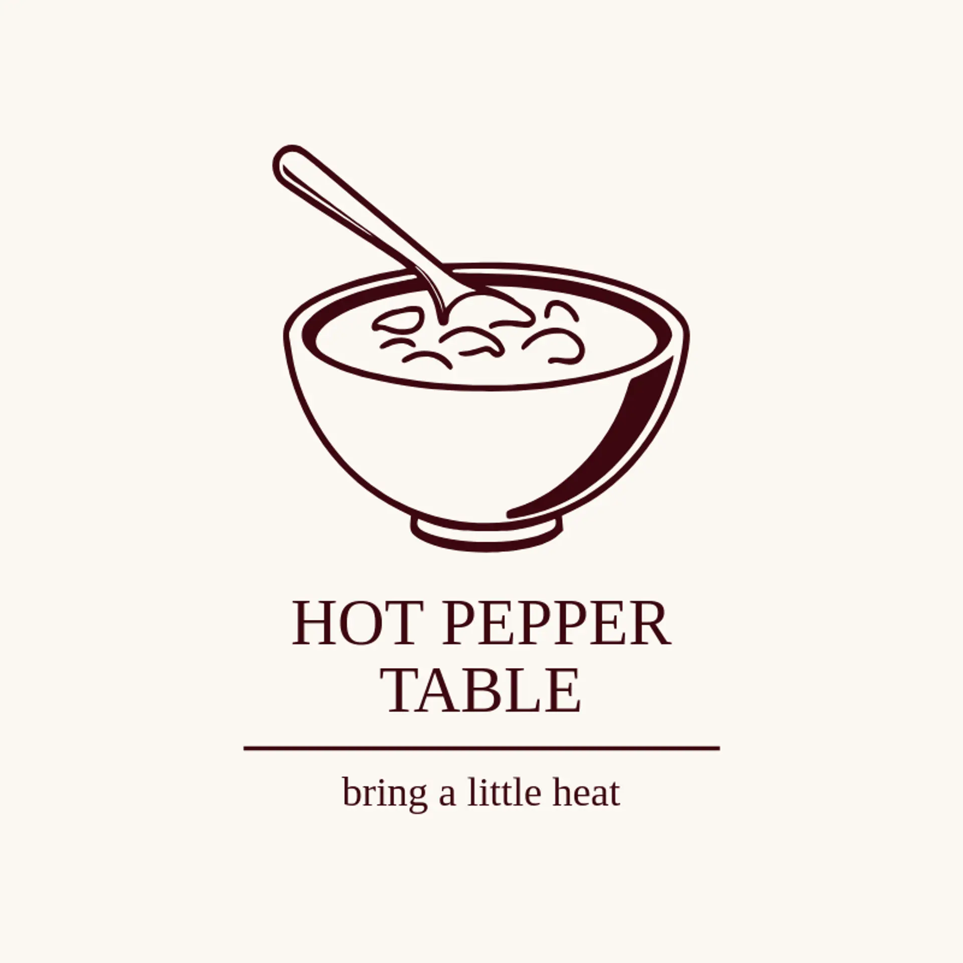 Hot Pepper Table logo for curry