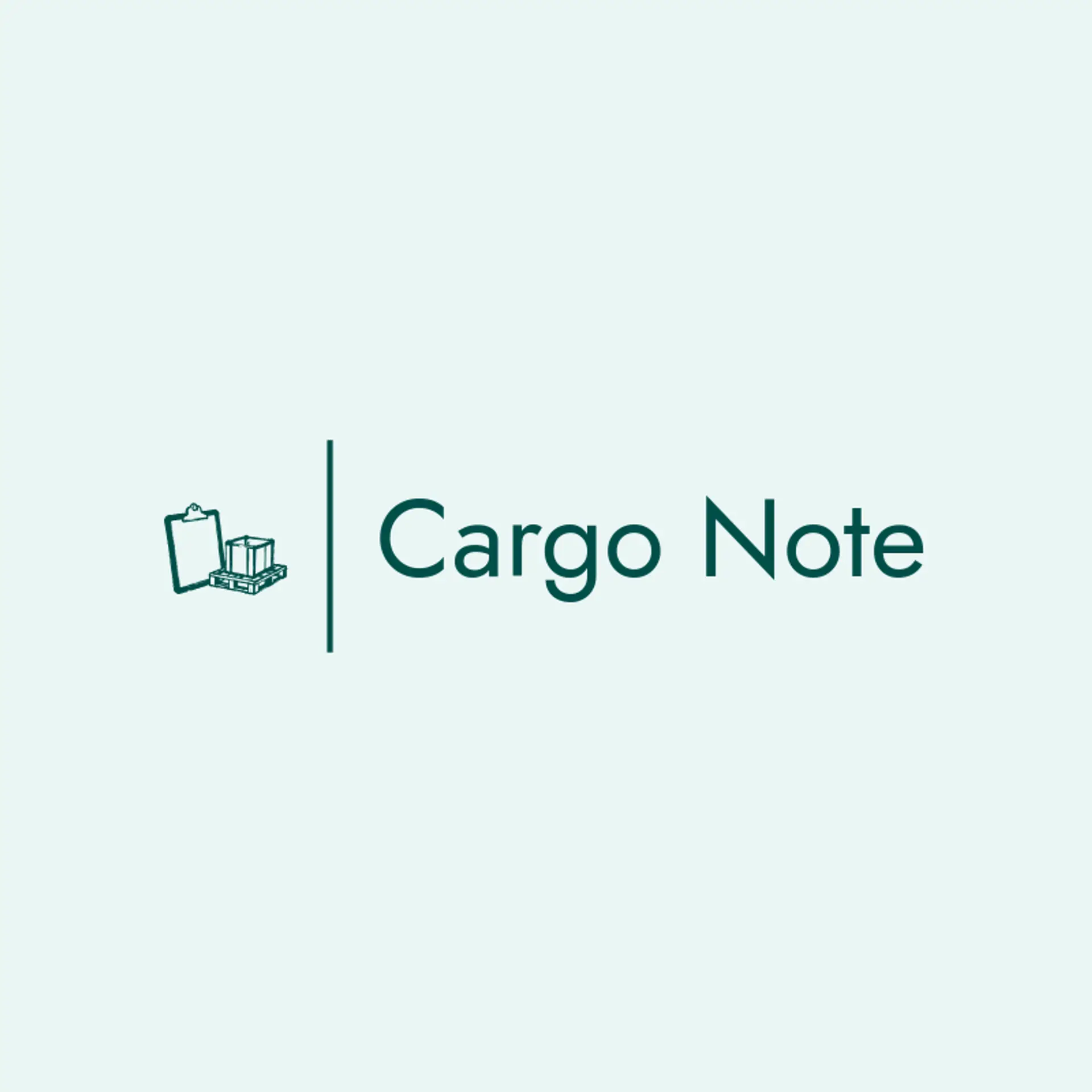 Cargo Note logo for dispatcher