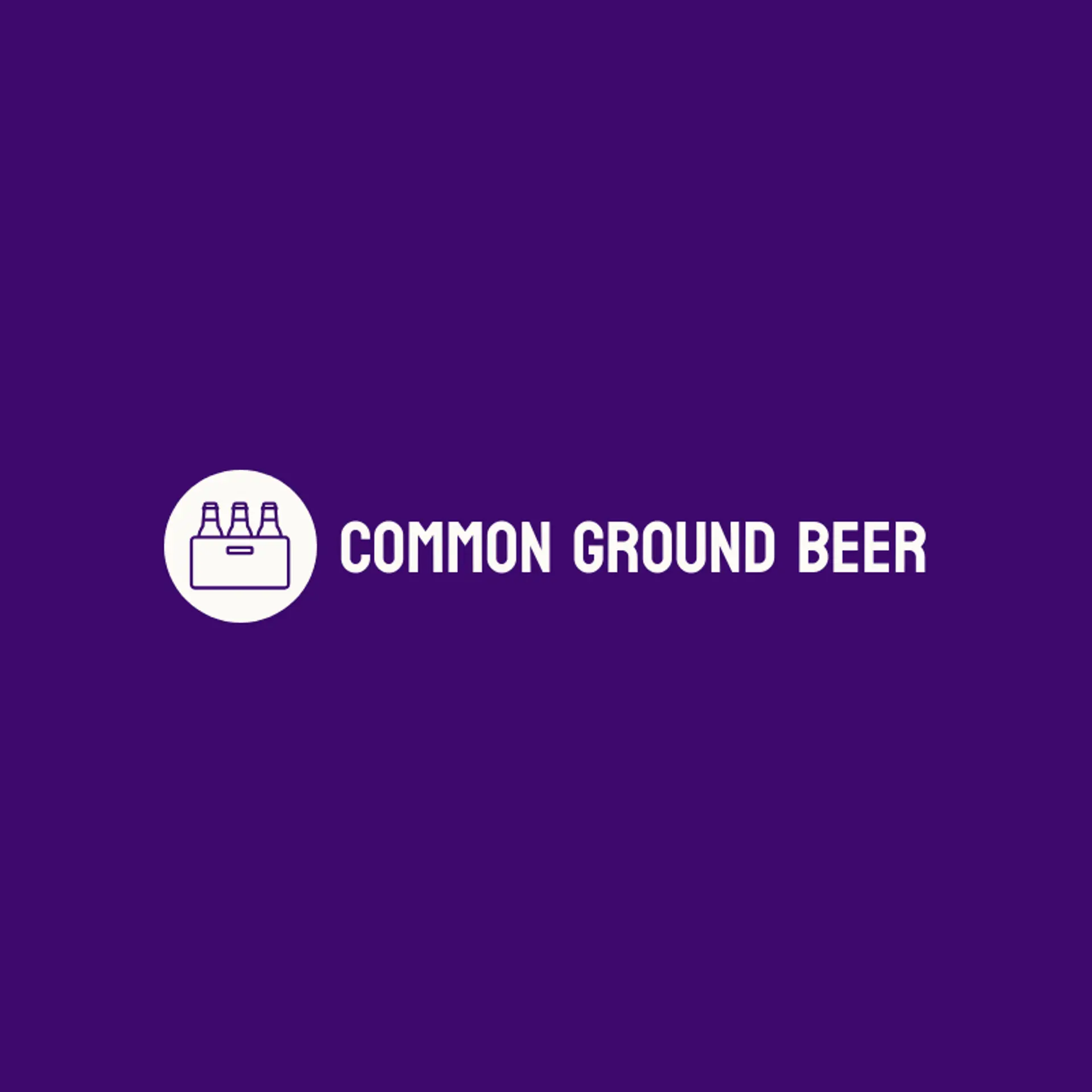 Common Ground Beer logo for brewer