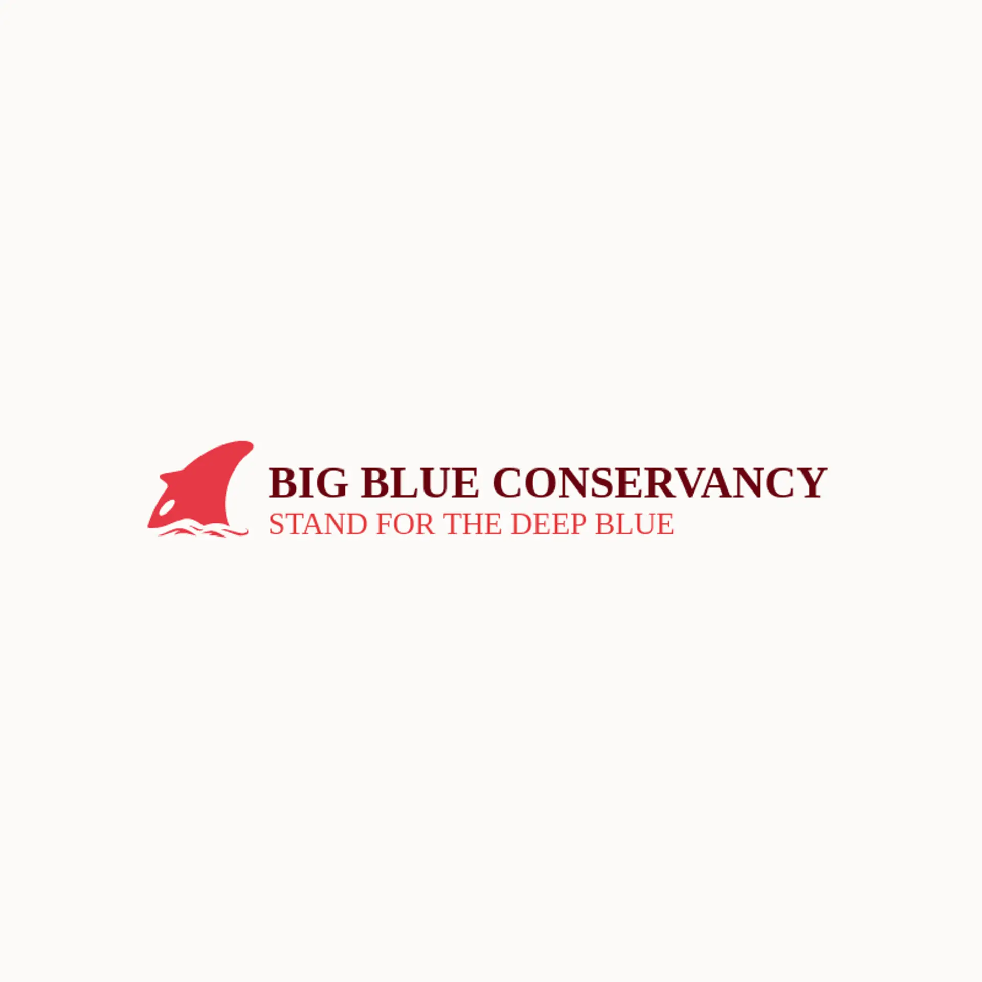 Big Blue Conservancy logo for whale
