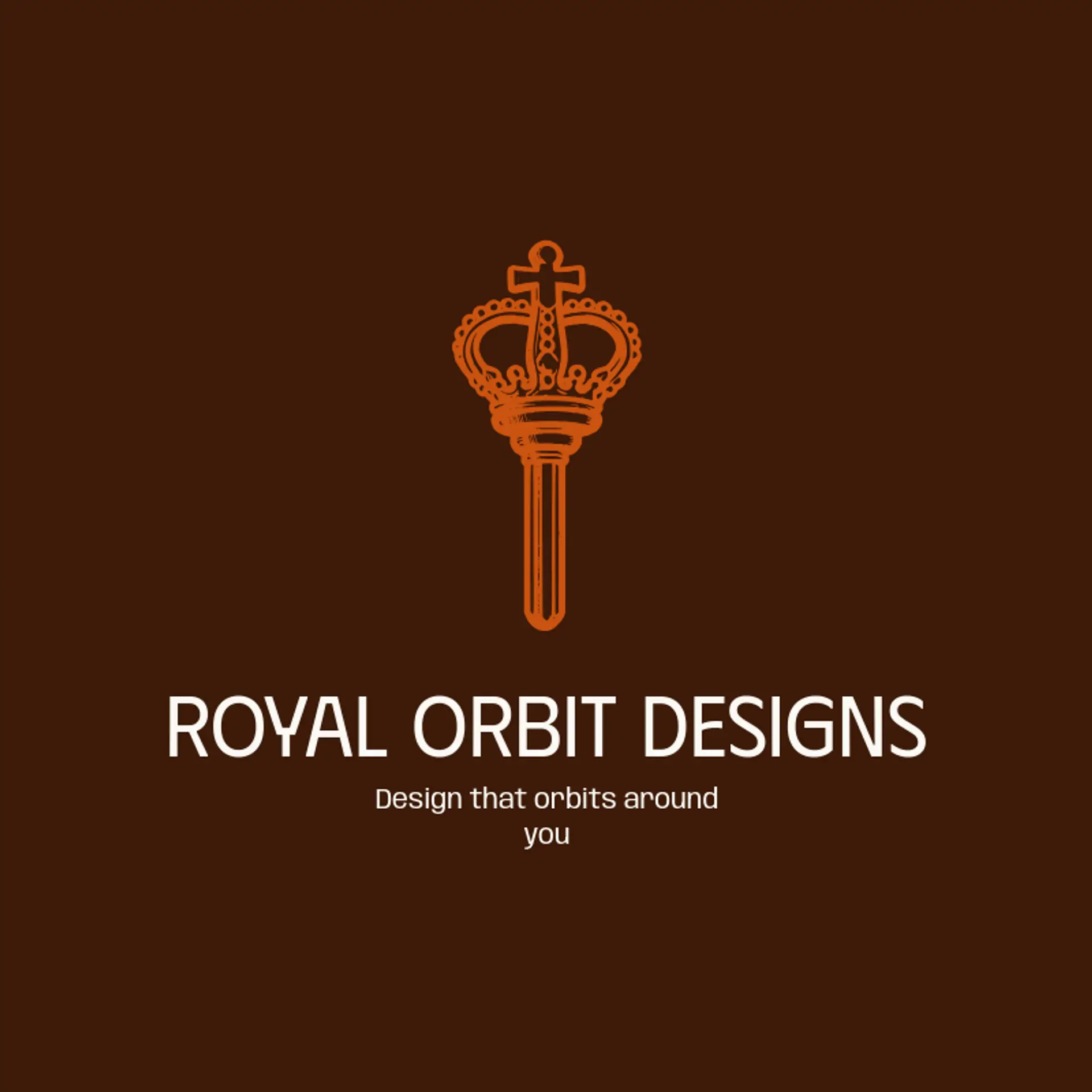 Royal Orbit Designs logo for queen