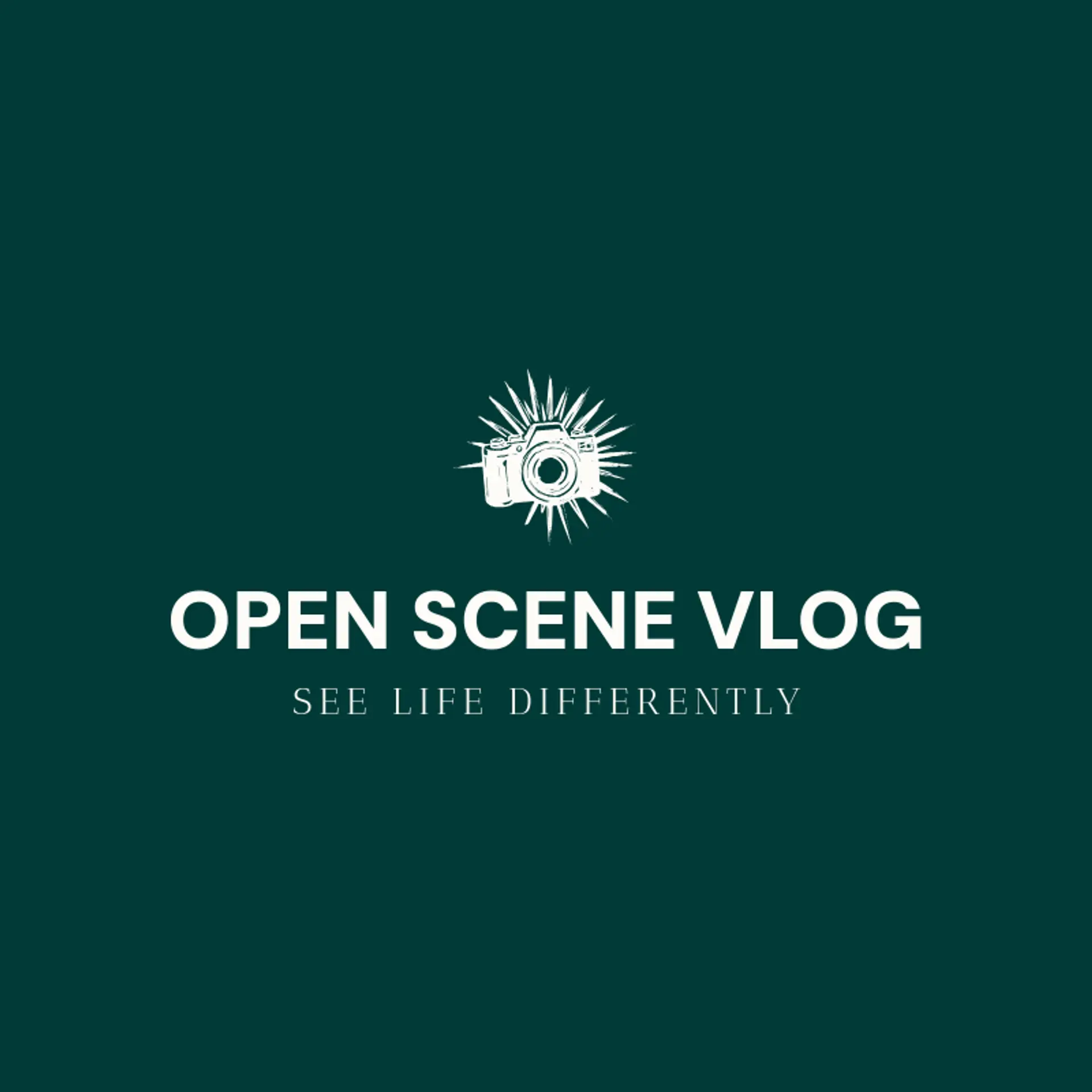 Open Scene Vlog logo for vlog