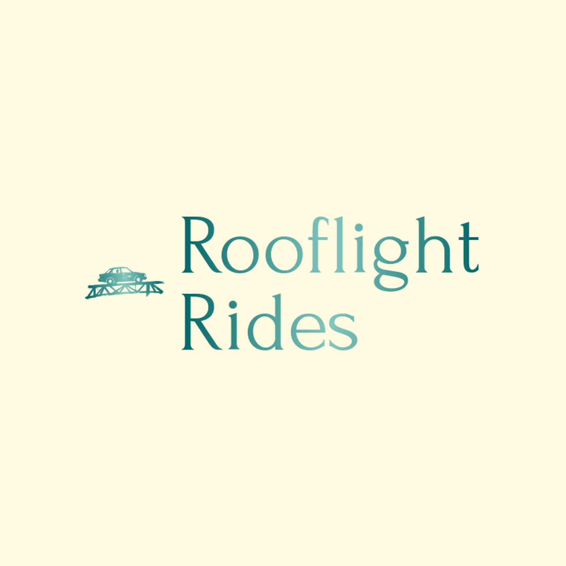 Rooflight Rides logo for taxi
