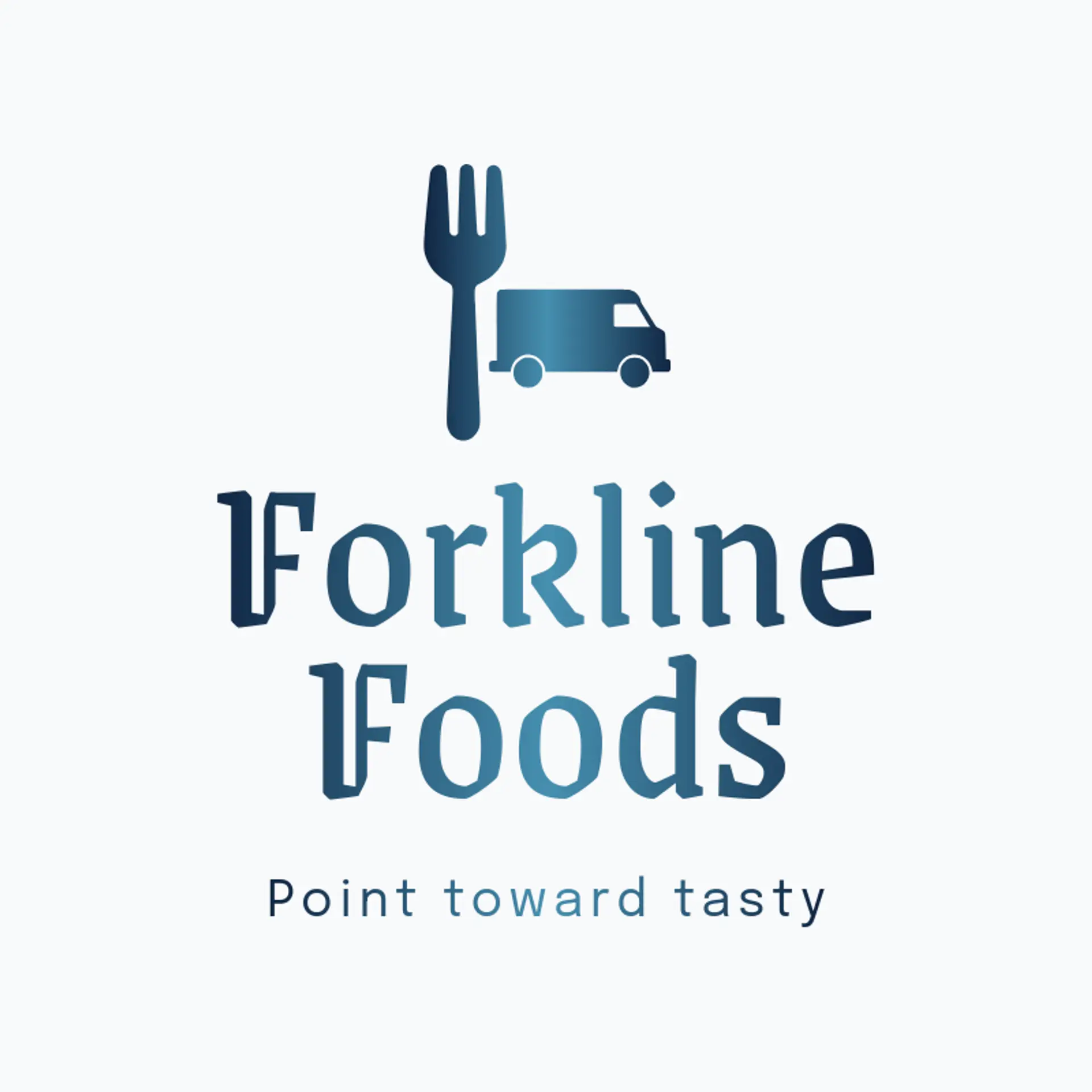 Forkline Foods logo for food truck