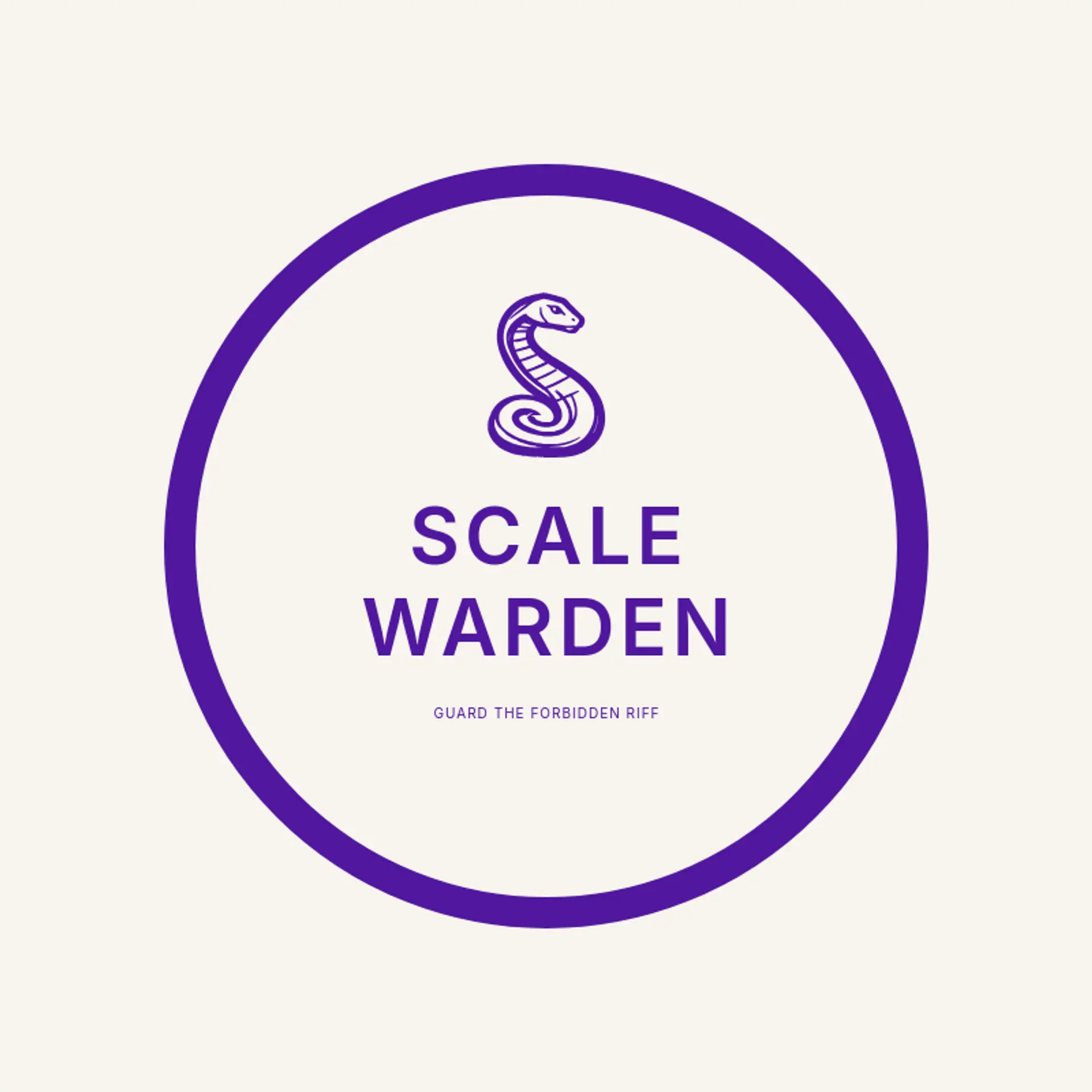 Scale Warden logo for death metal