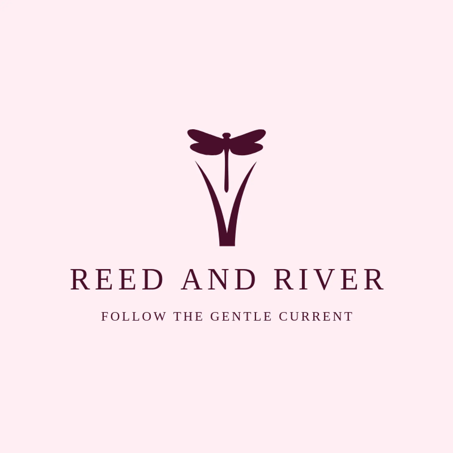 Reed and River logo for dragonfly