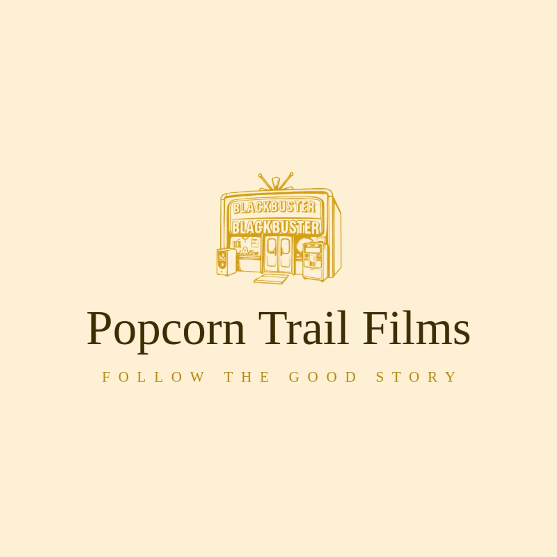 Popcorn Trail Films logo for blockbuster