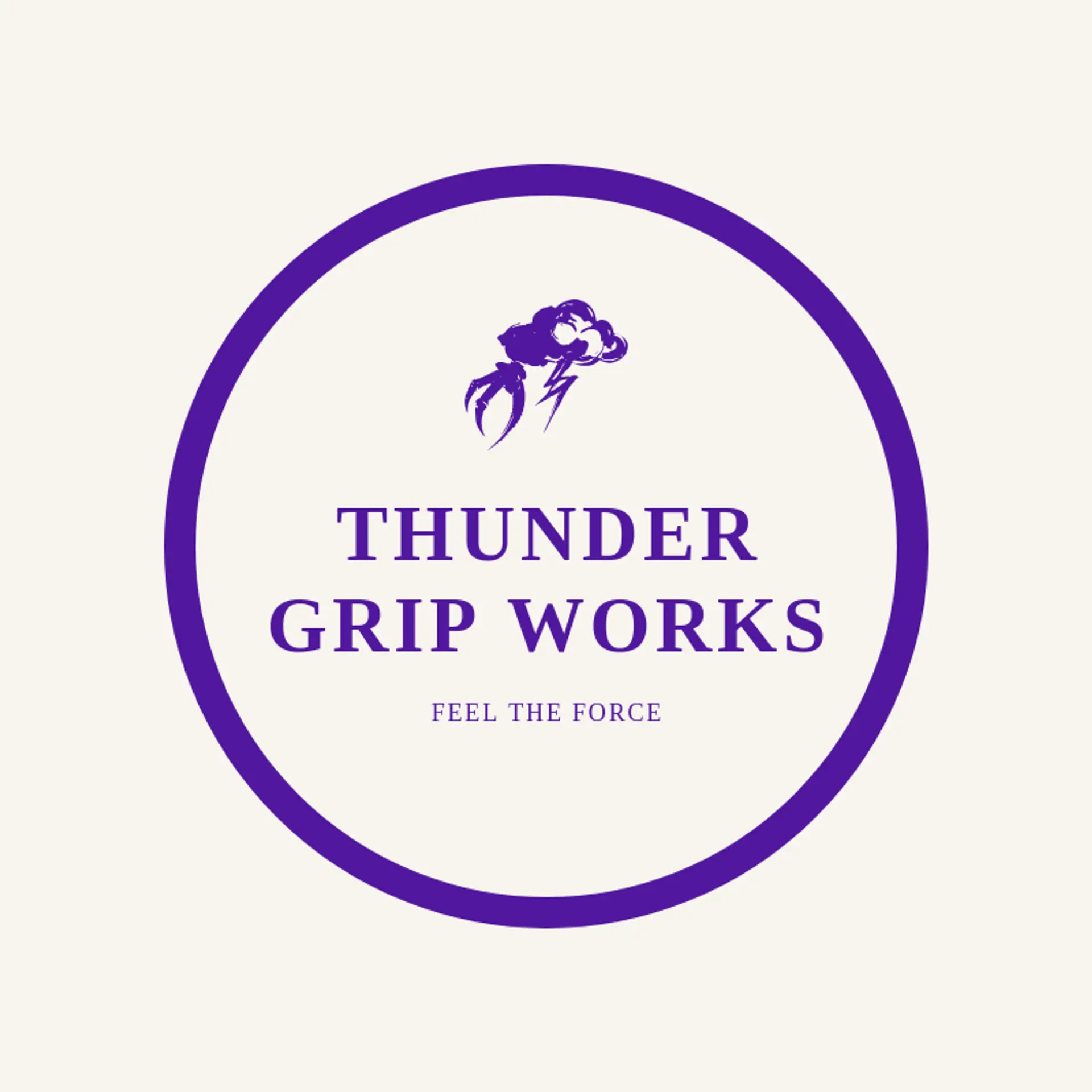 Thunder Grip Works logo for claw