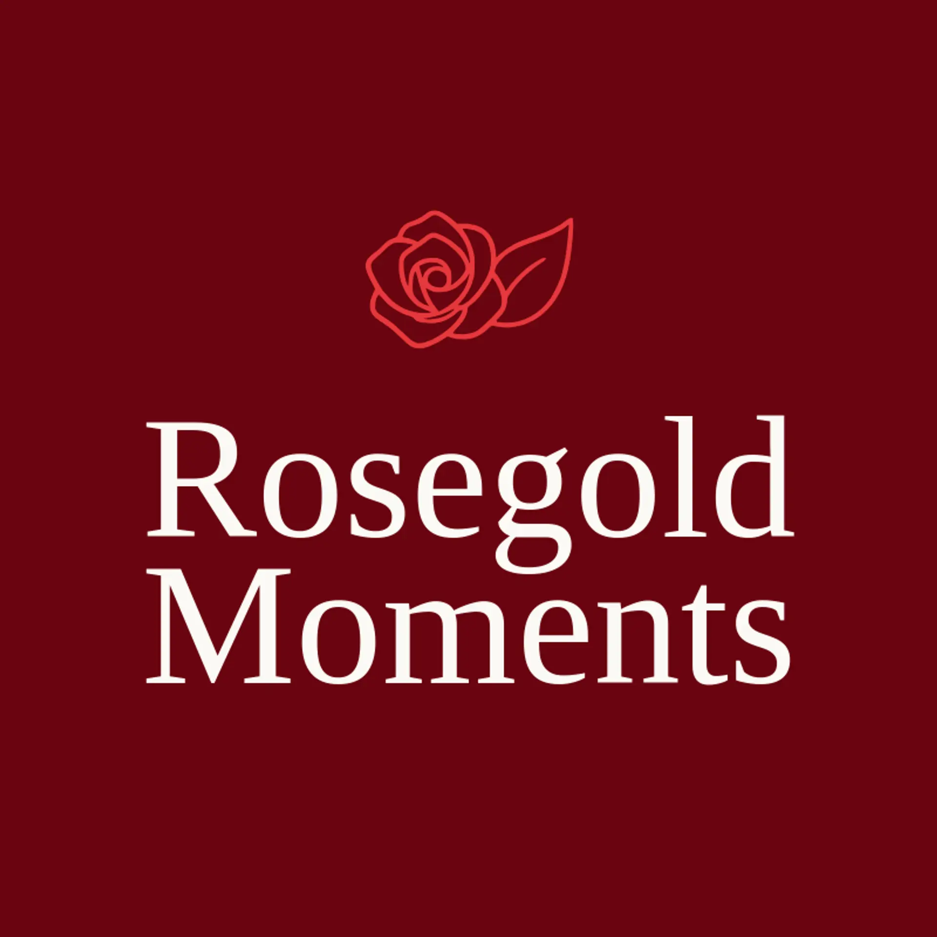 Rosegold Moments logo for lover