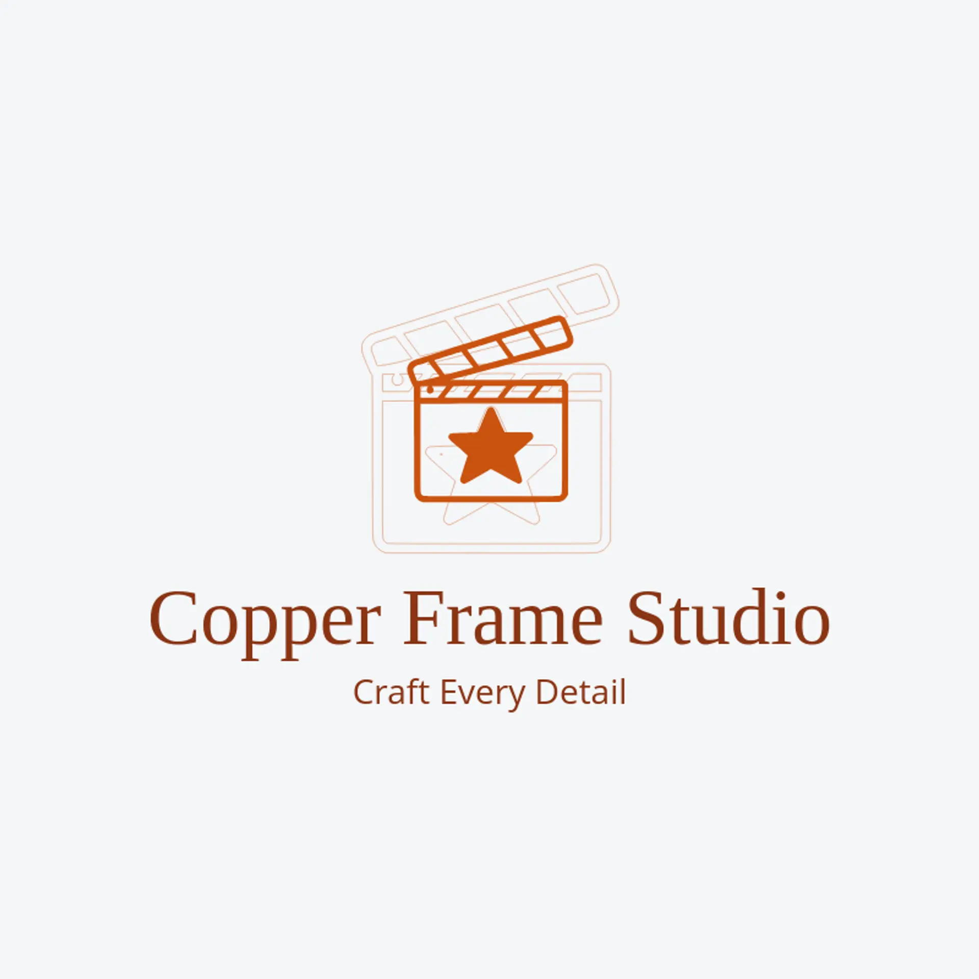 Copper Frame Studio logo for film