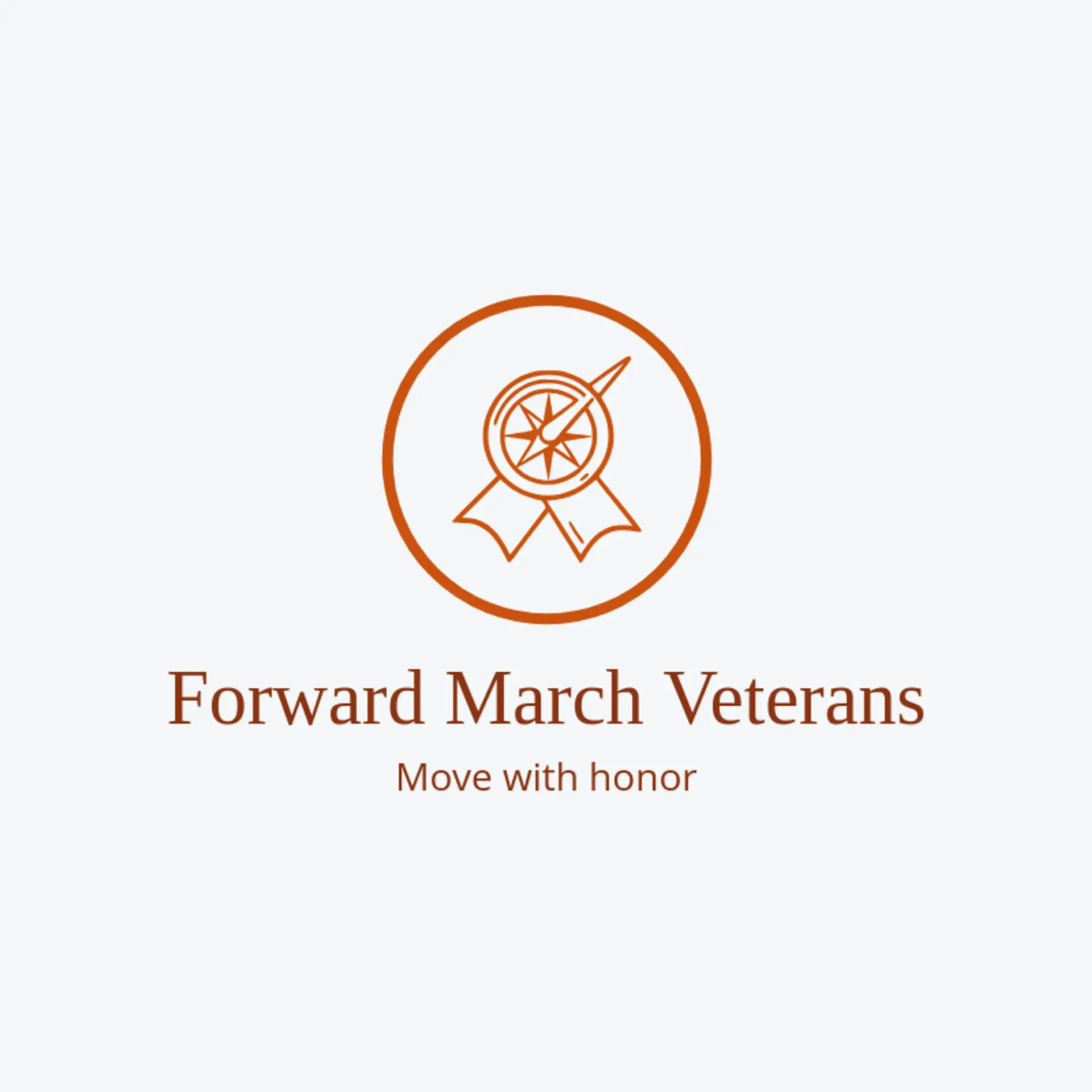 Forward March Veterans logo for veteran