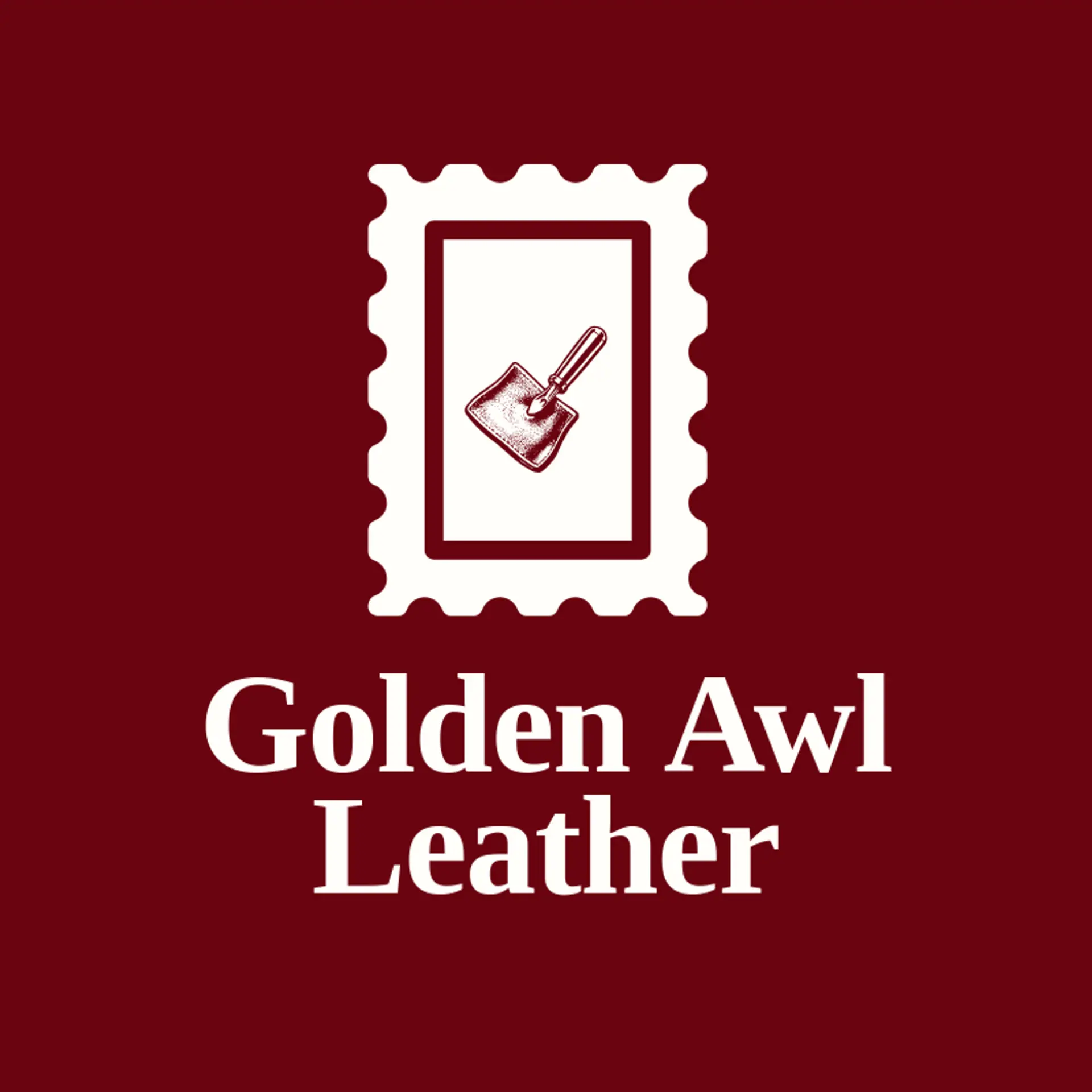 Golden Awl Leather logo for leather