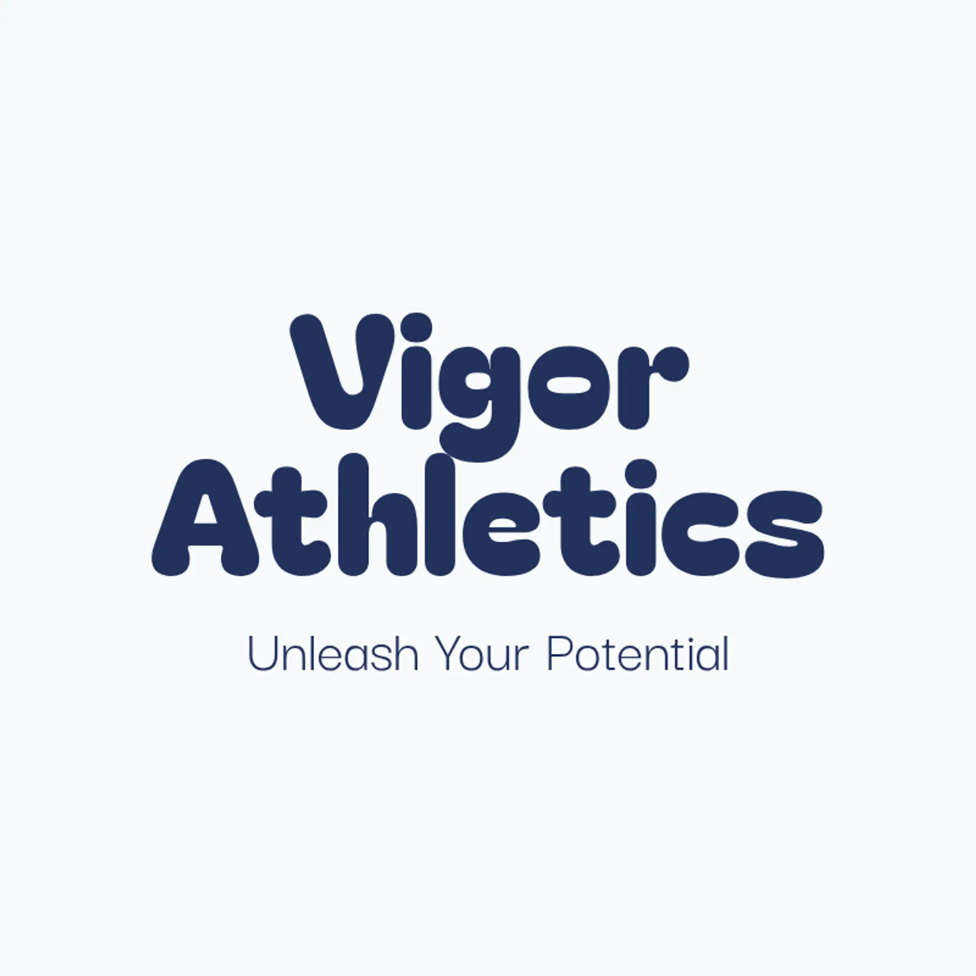Vigor Athletics logo for sports brand