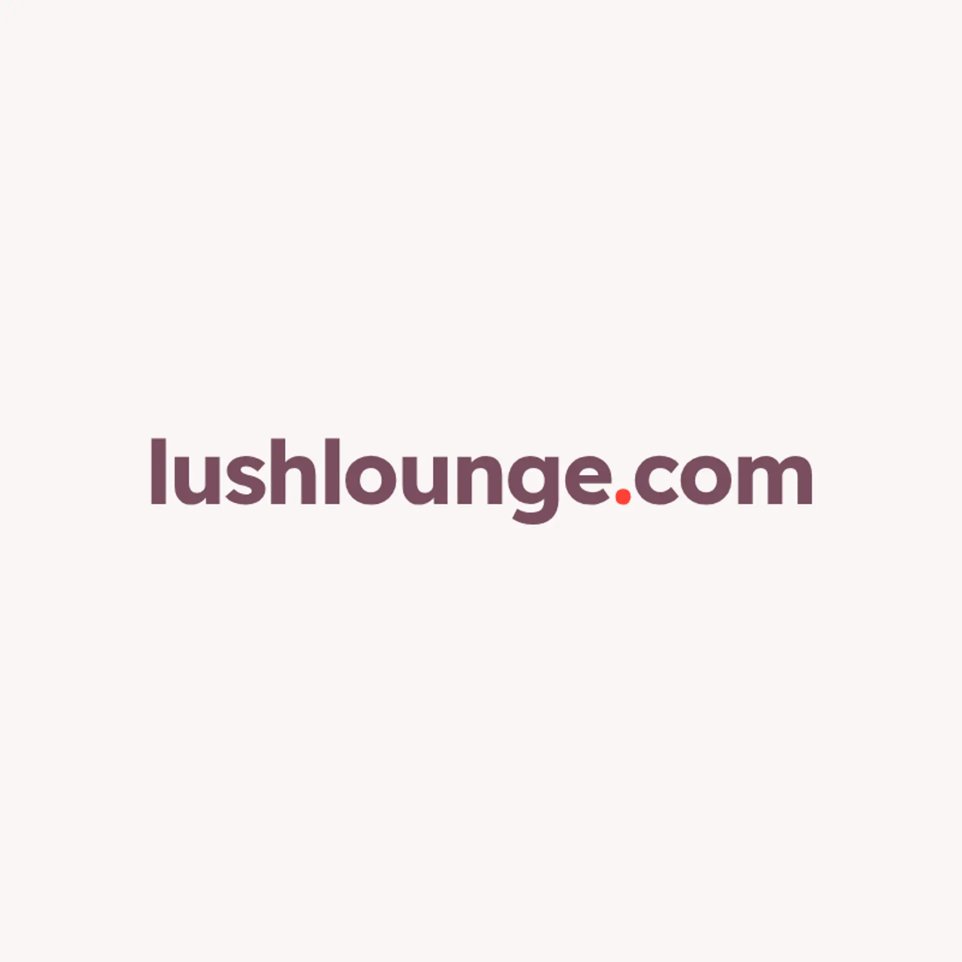 Lush Lounge logo for beauty salon