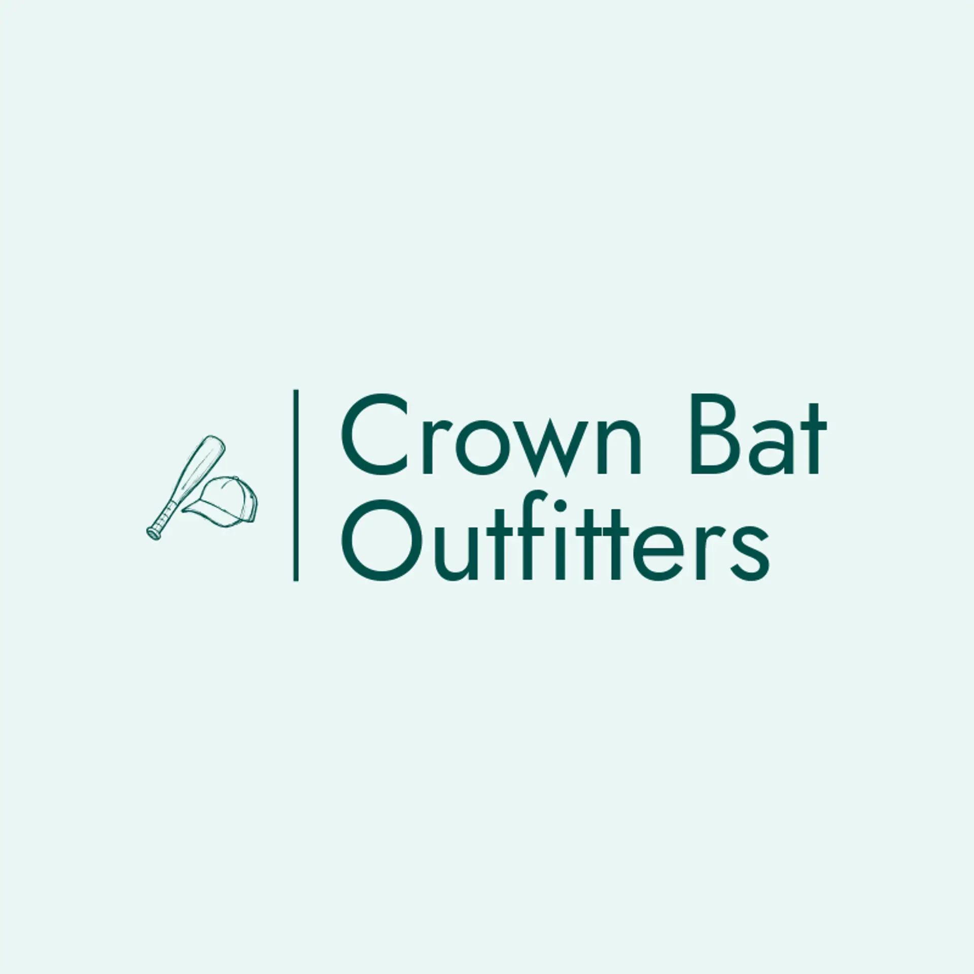 Crown Bat Outfitters logo for baseball hat