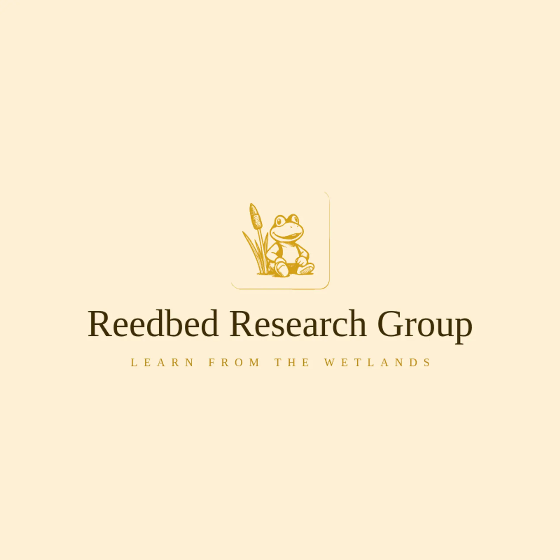 Reedbed Research Group logo for toad