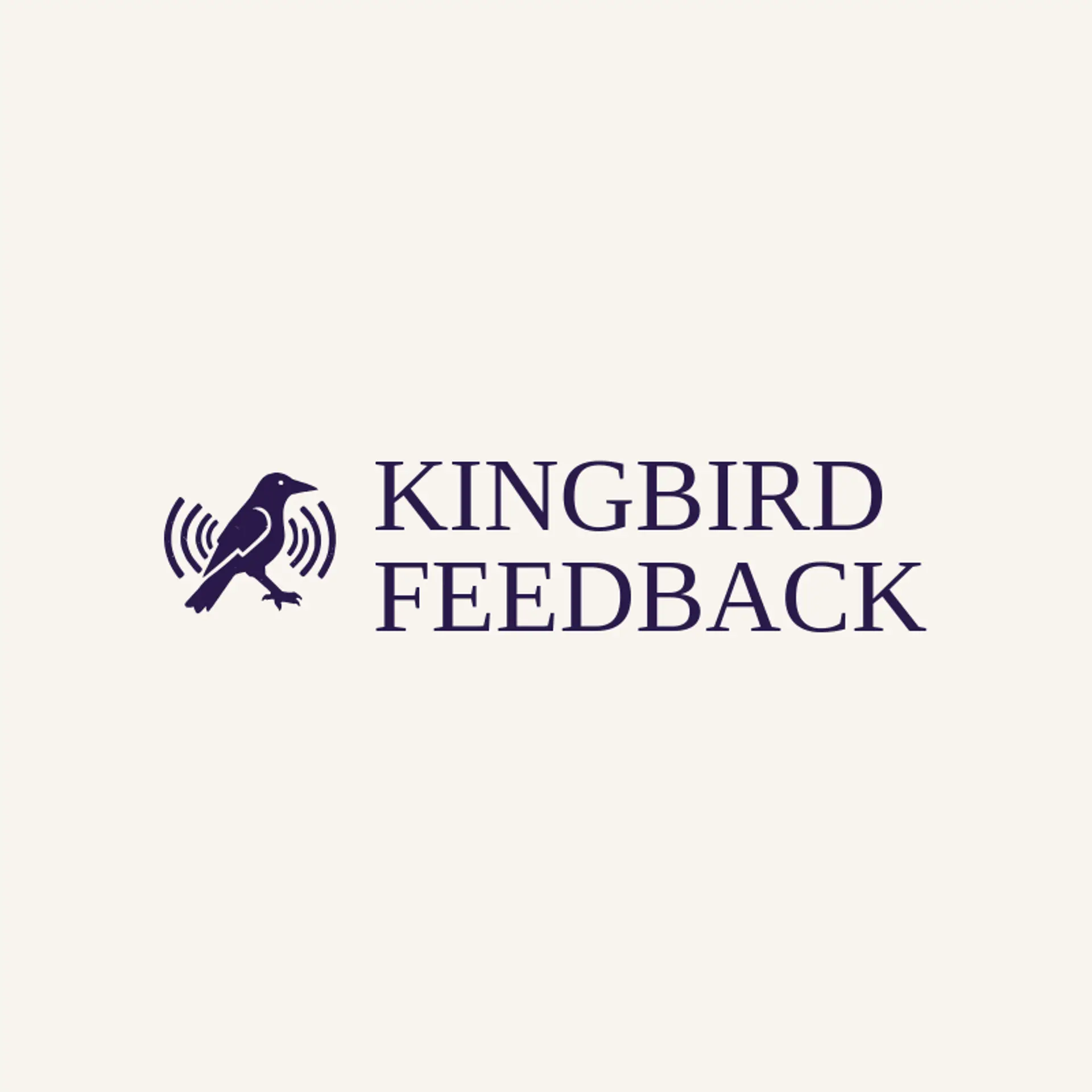 Kingbird Feedback logo for rock music