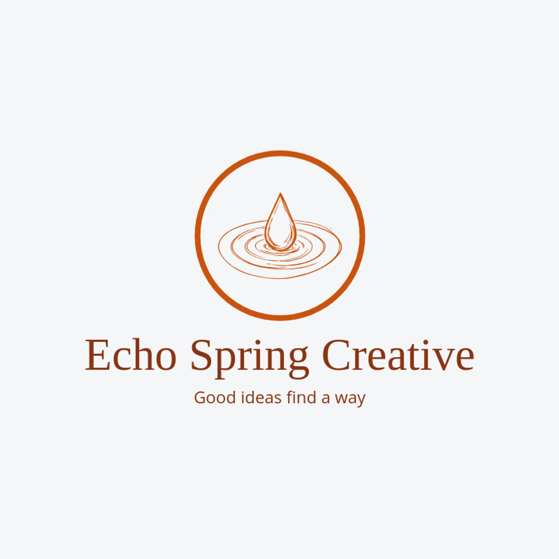 Echo Spring Creative logo for ripple