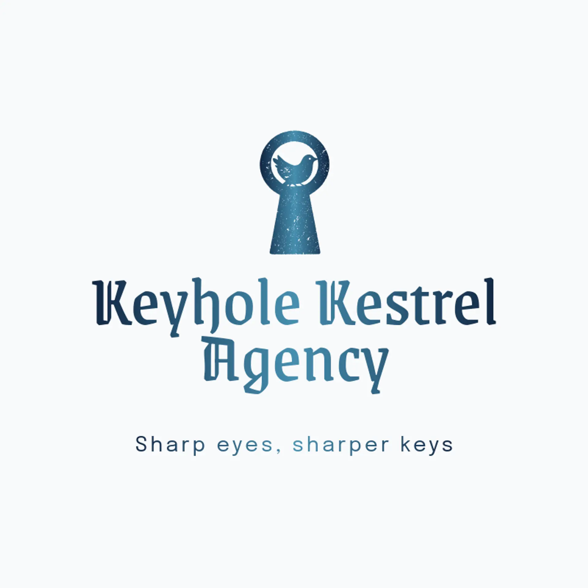 Keyhole Kestrel Agency logo for detective