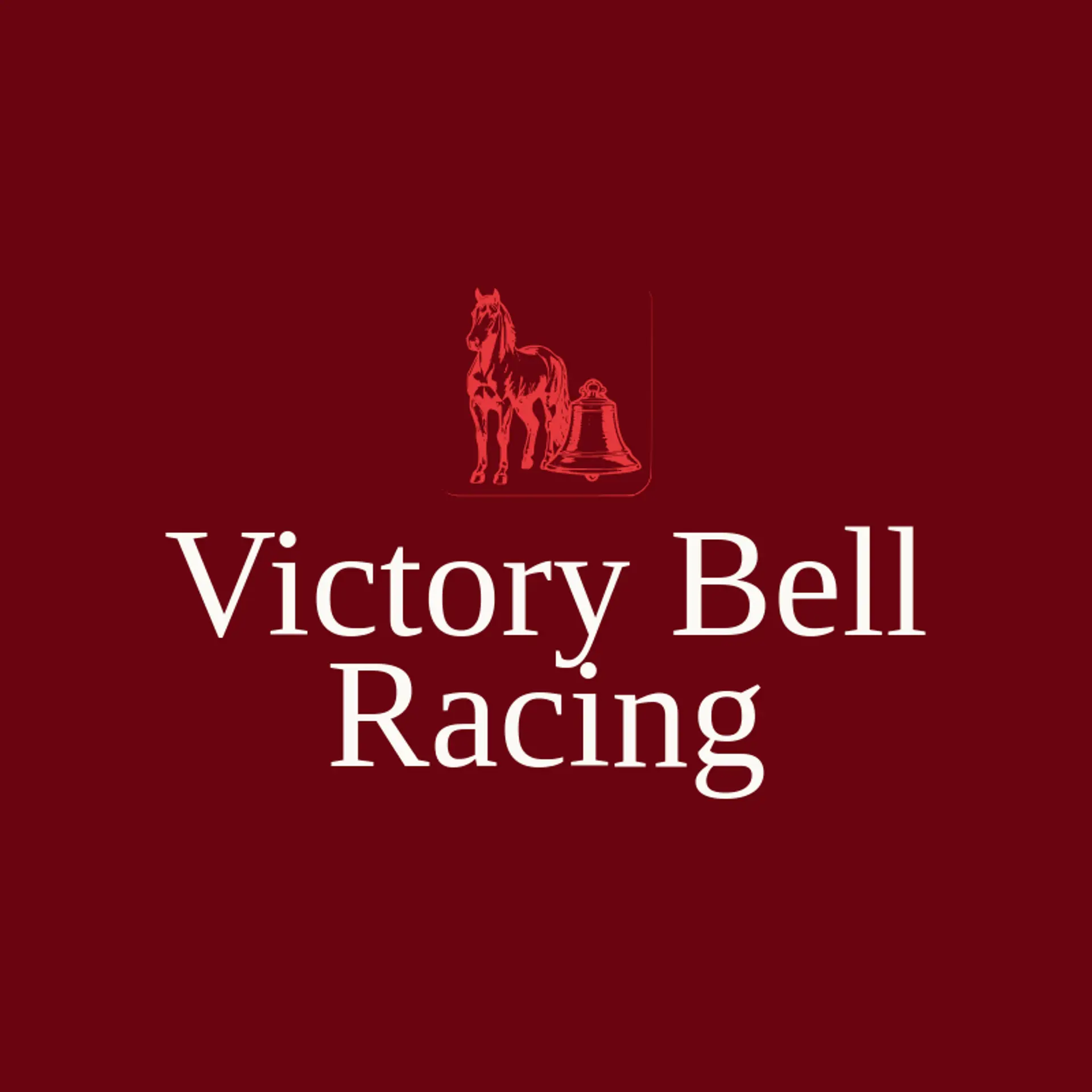 Victory Bell Racing logo for horse racing