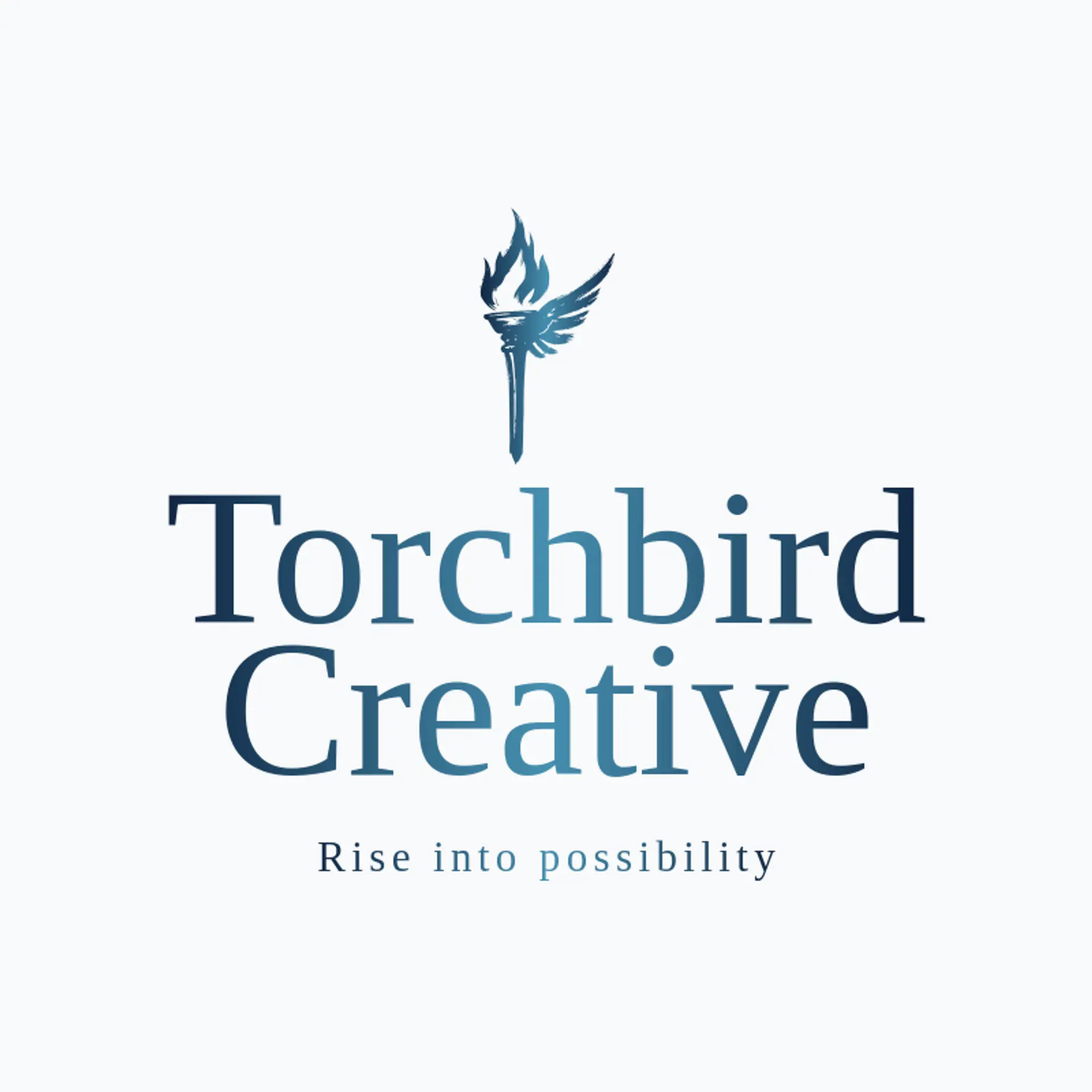 Torchbird Creative logo for torch