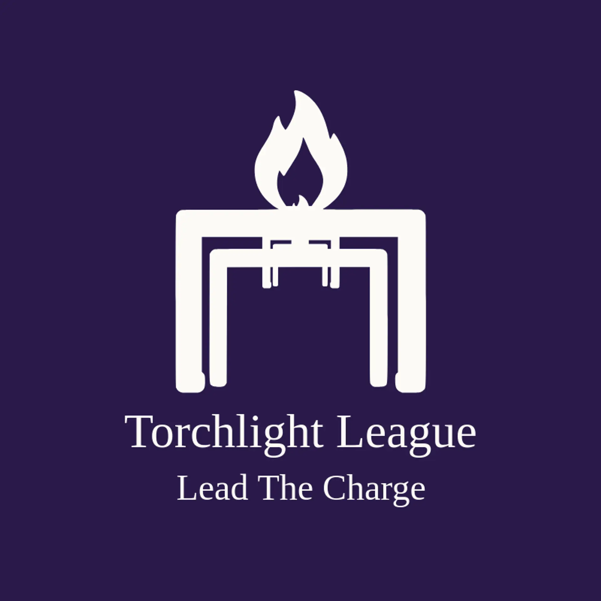 Torchlight League logo for american football