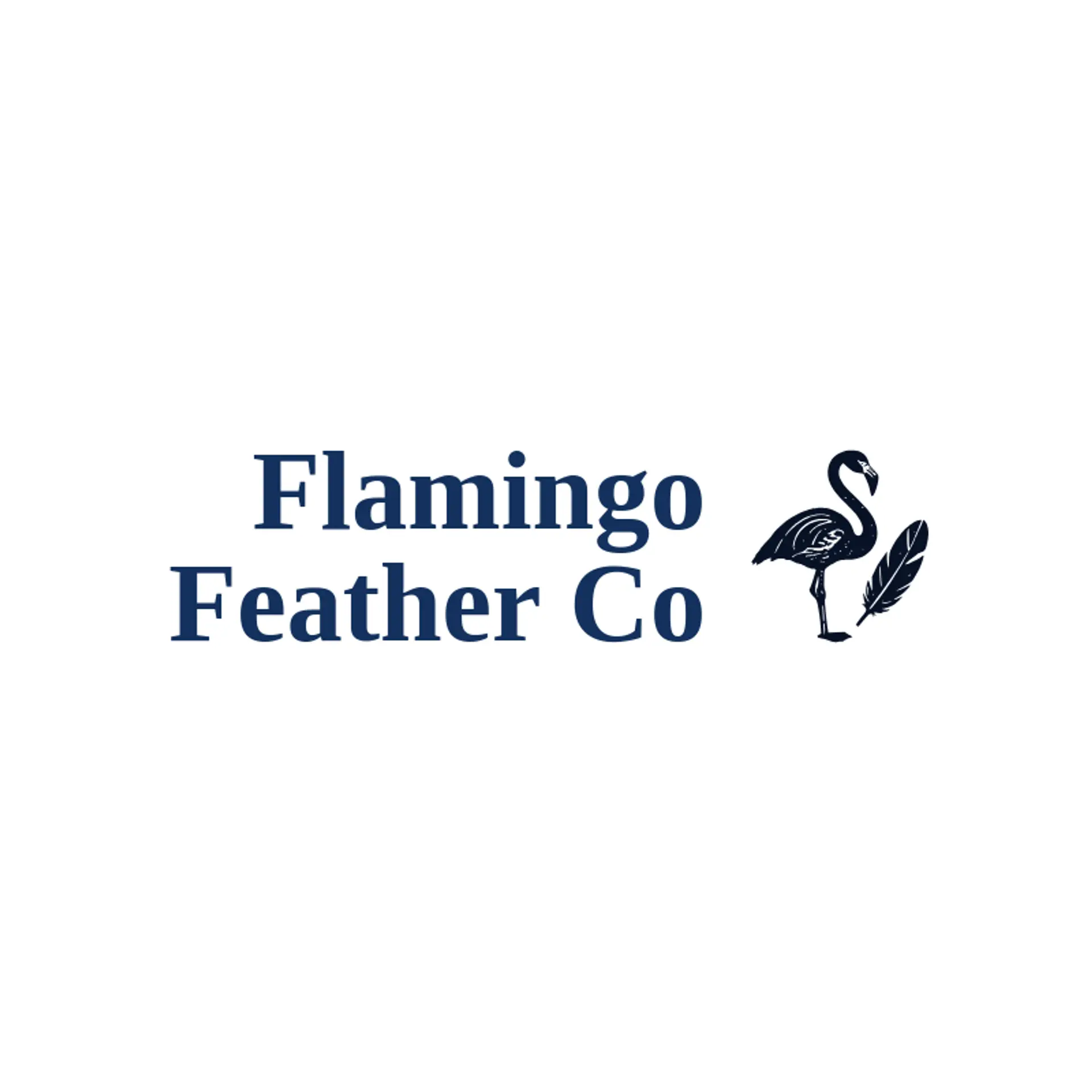 Flamingo Feather Co logo for flamingo