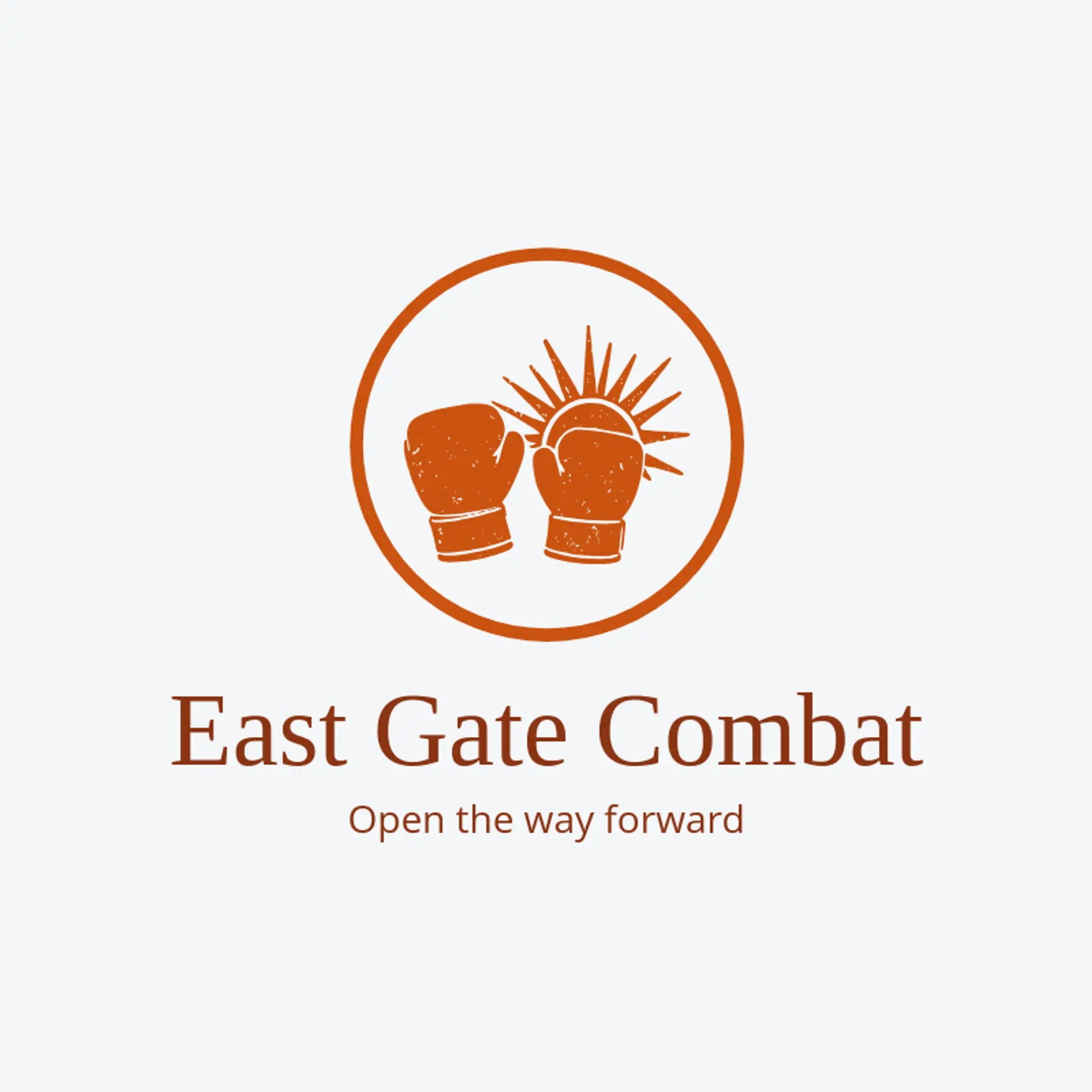 East Gate Combat logo for fight