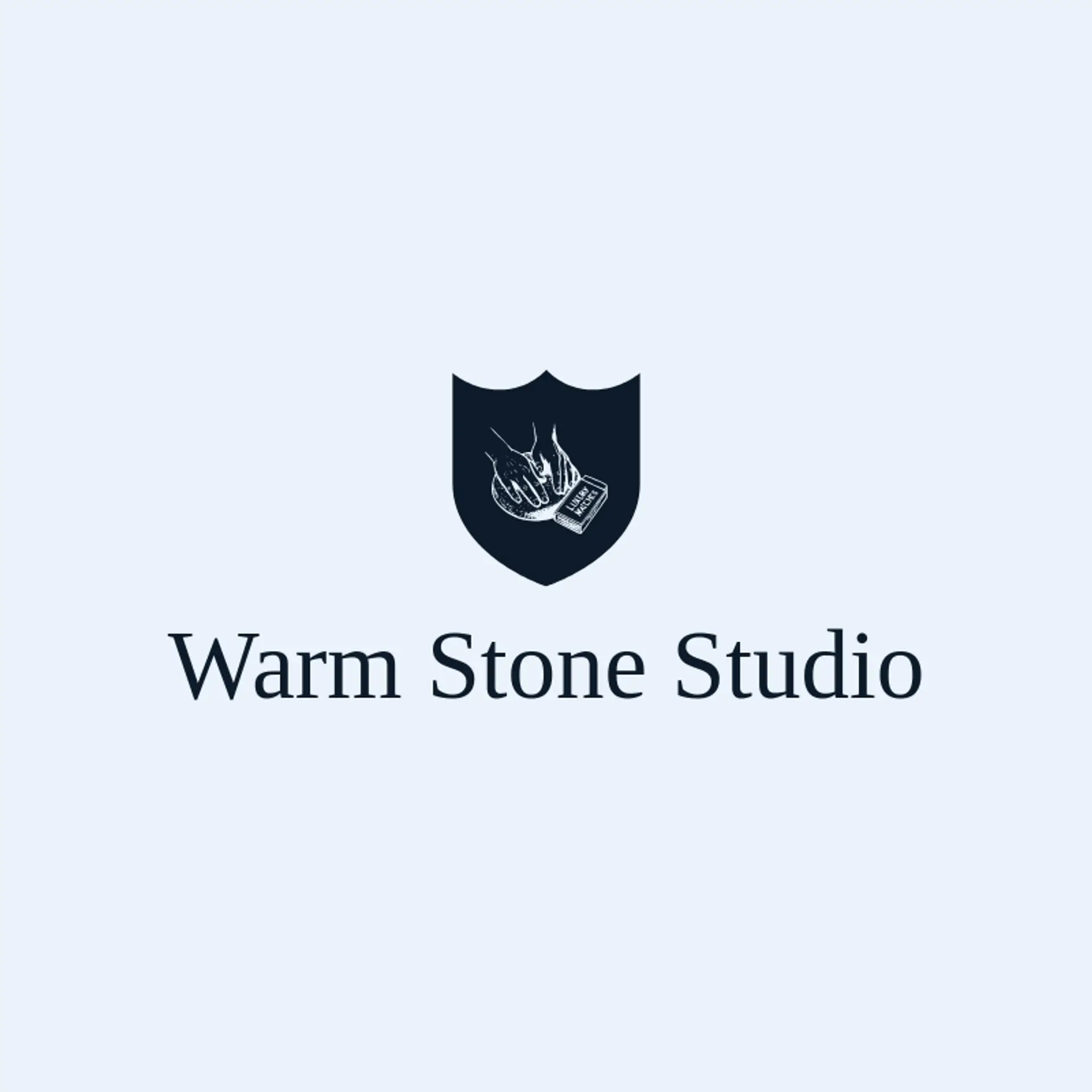 Warm Stone Studio logo for massage therapy