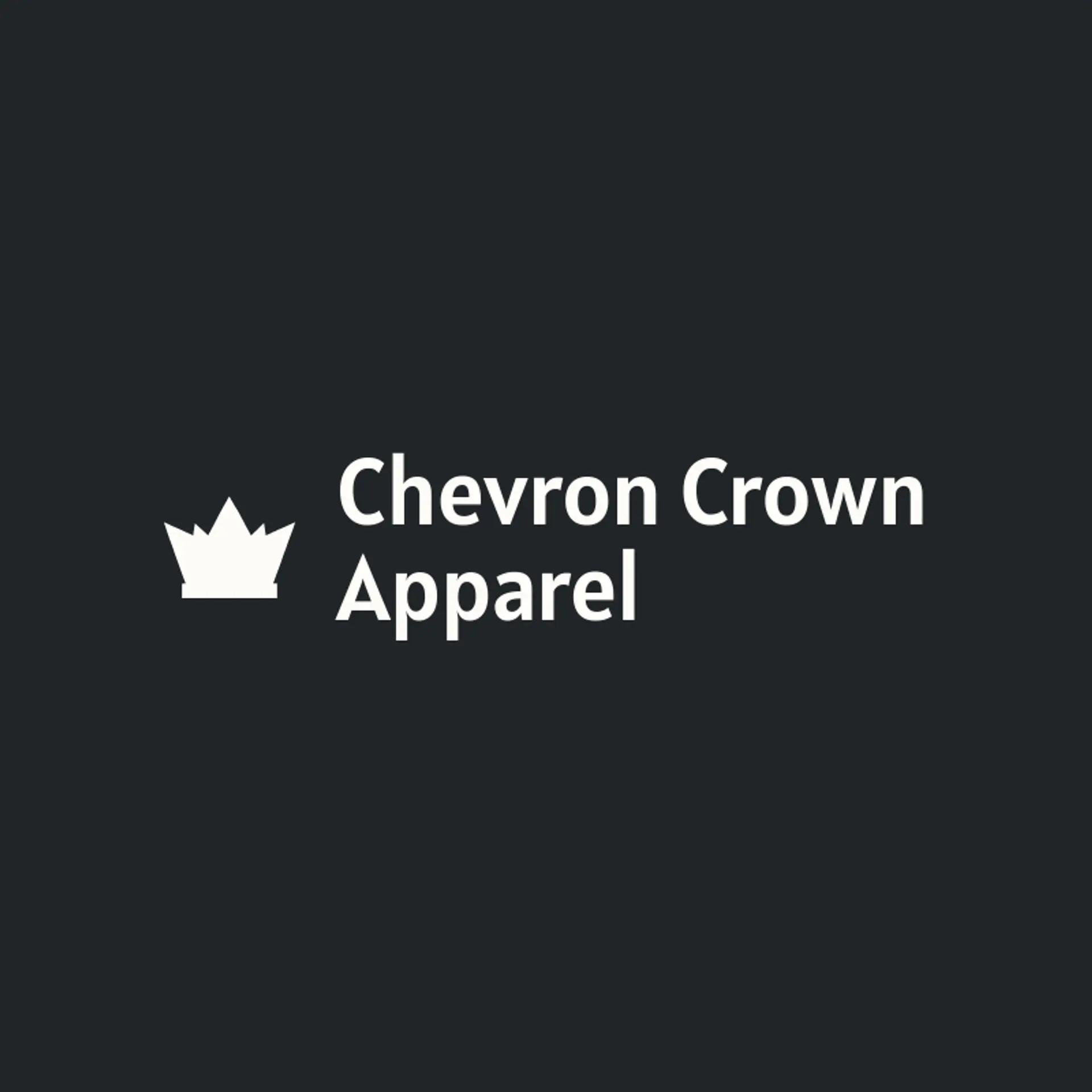 Chevron Crown Apparel logo for queen