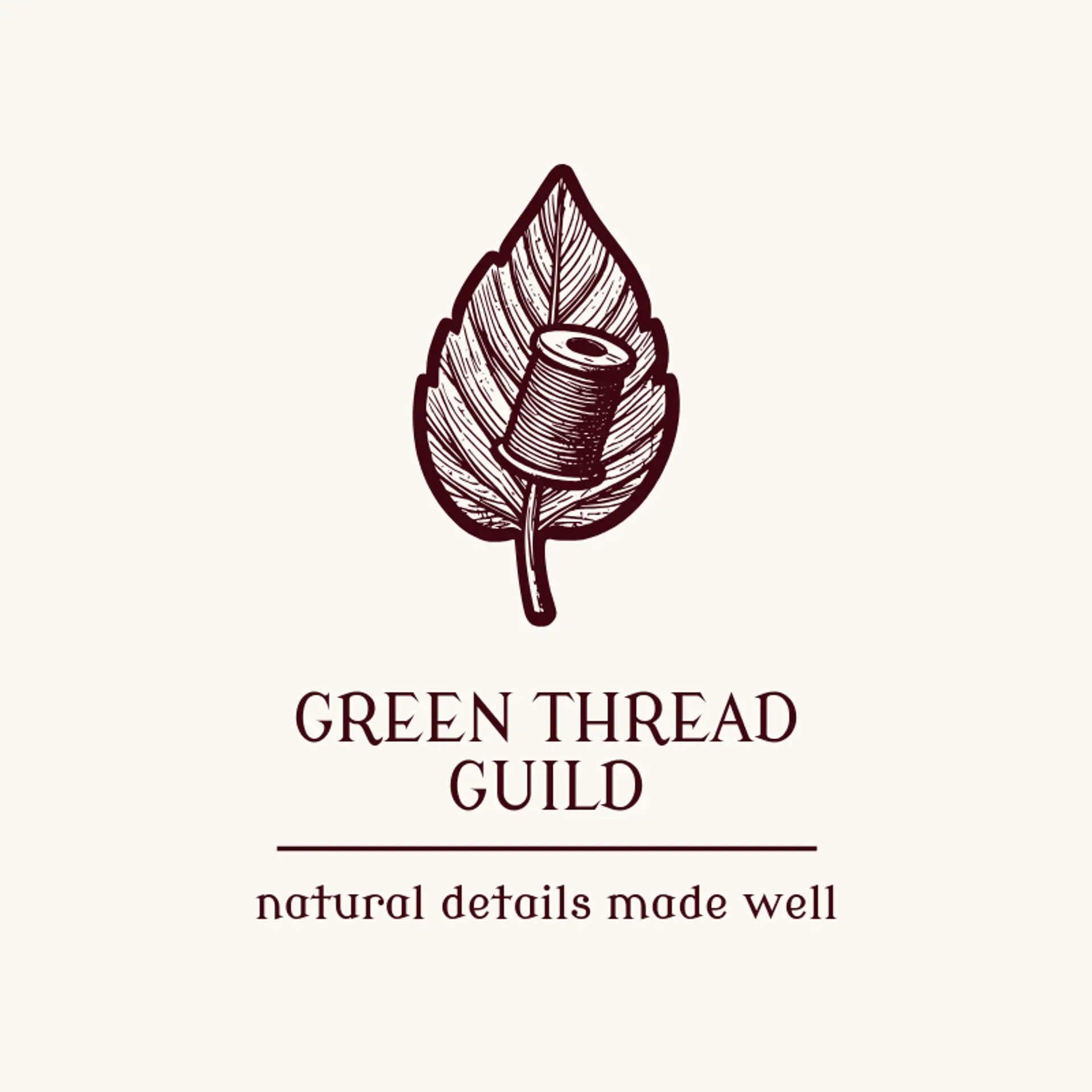 Green Thread Guild logo for embroidery