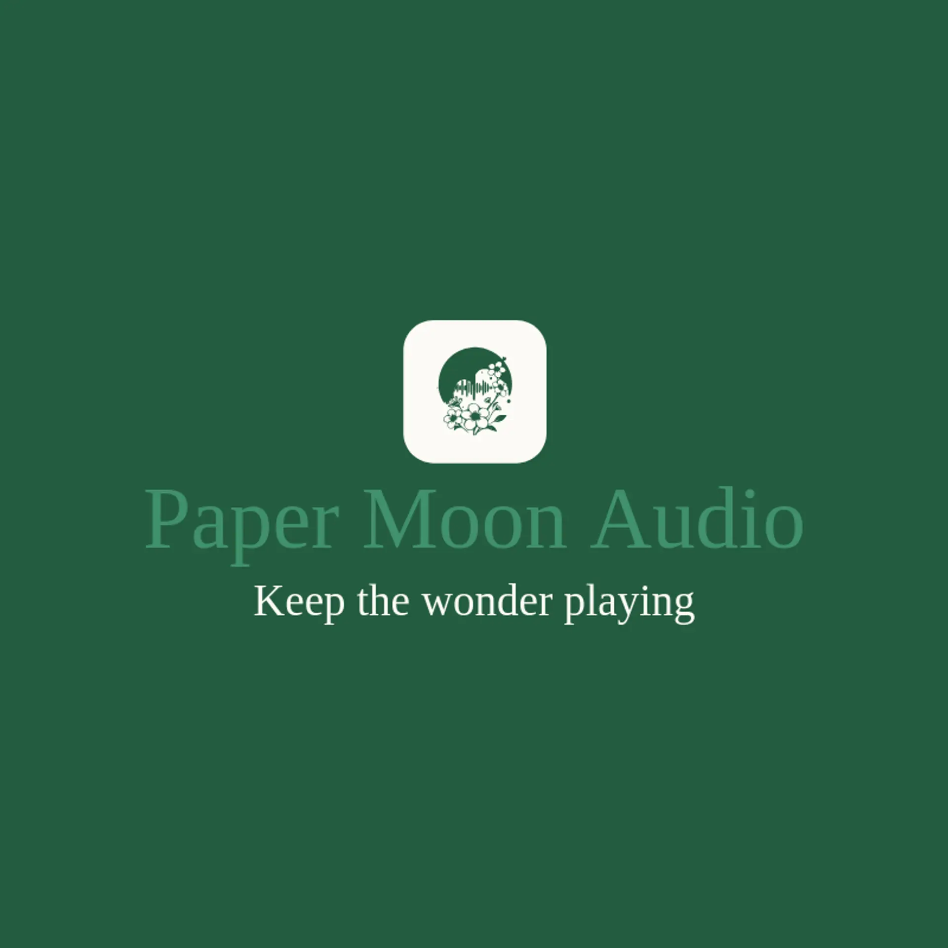 Paper Moon Audio logo for soundcloud