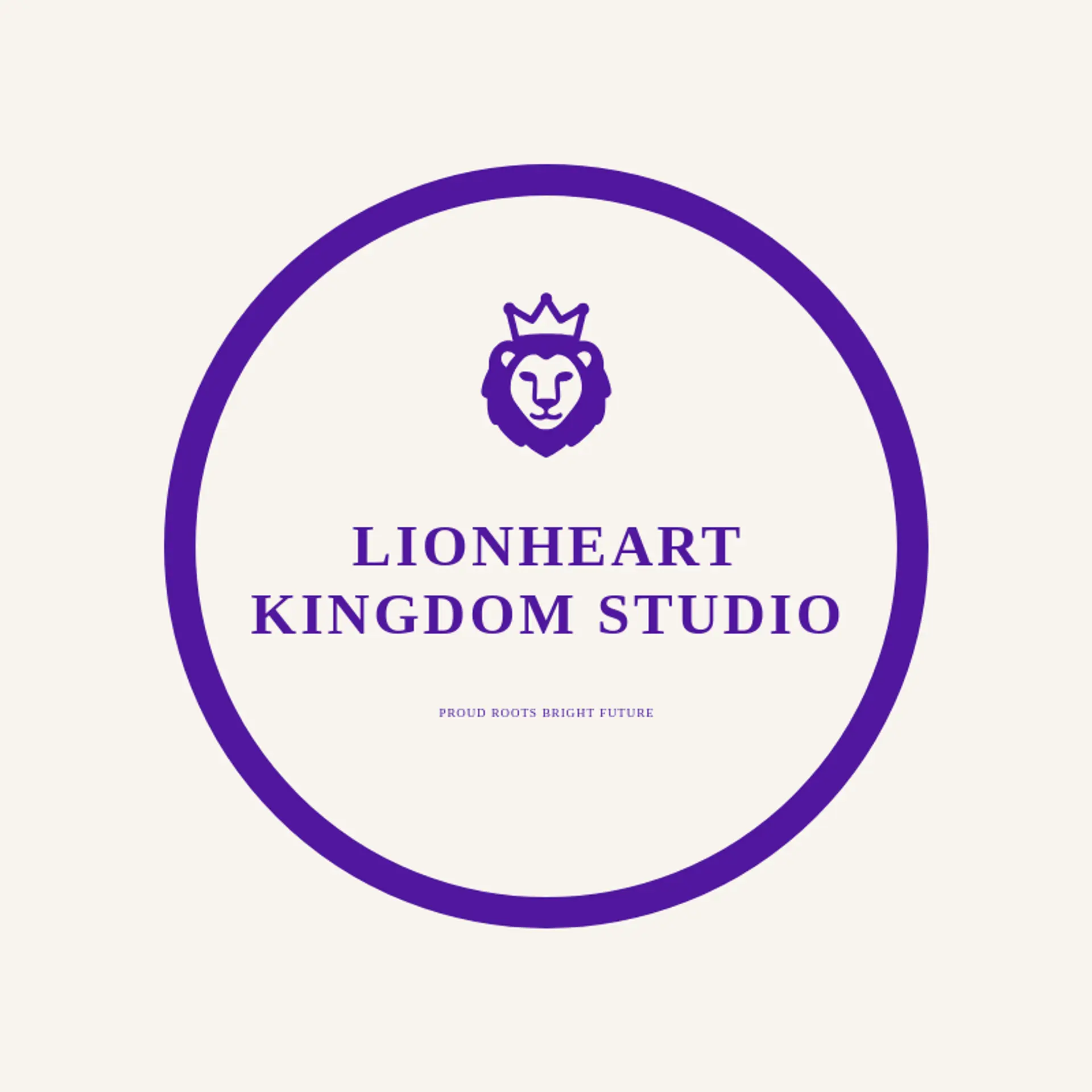 Lionheart Kingdom Studio logo for kingdom