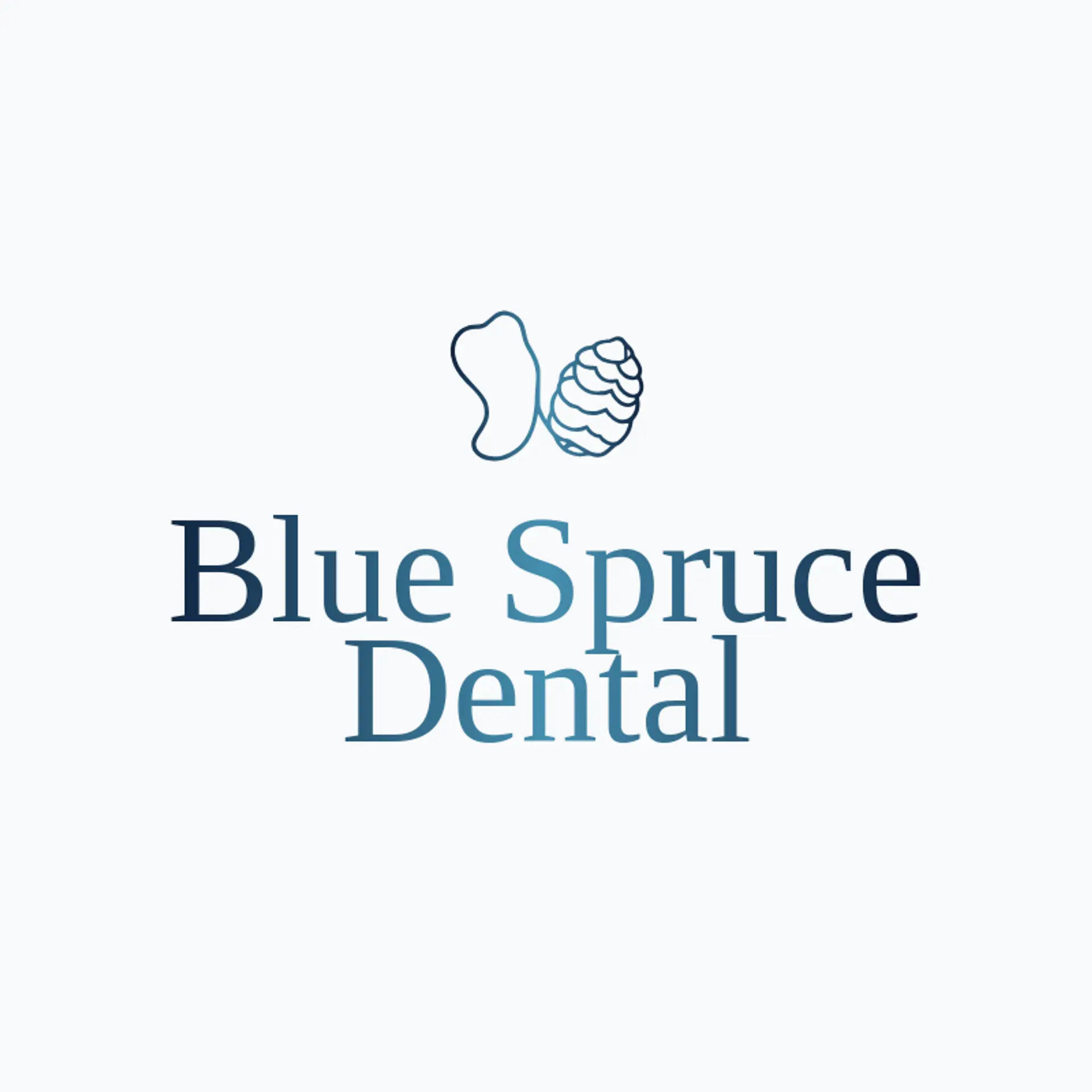 Blue Spruce Dental logo for toothpaste