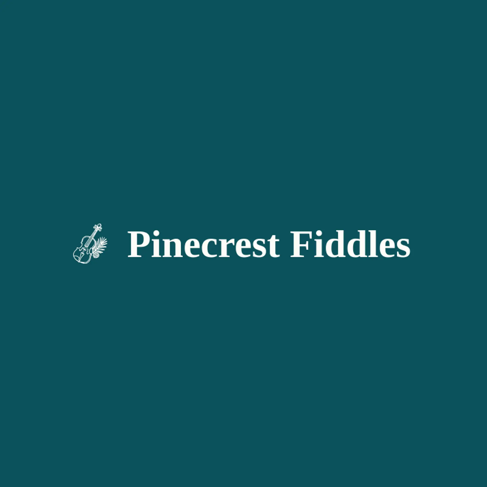 Pinecrest Fiddles logo for violin