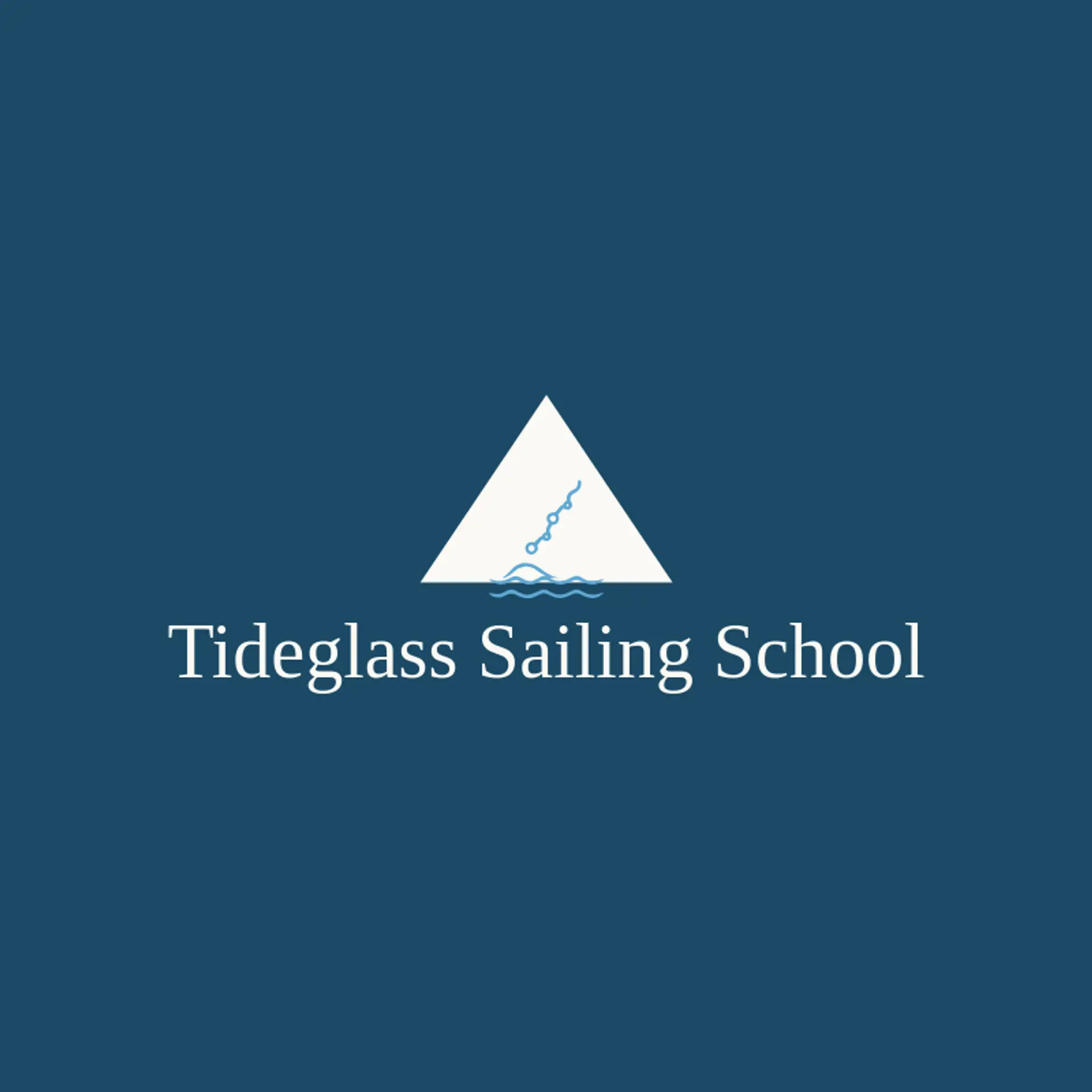 Tideglass Sailing School logo for tide