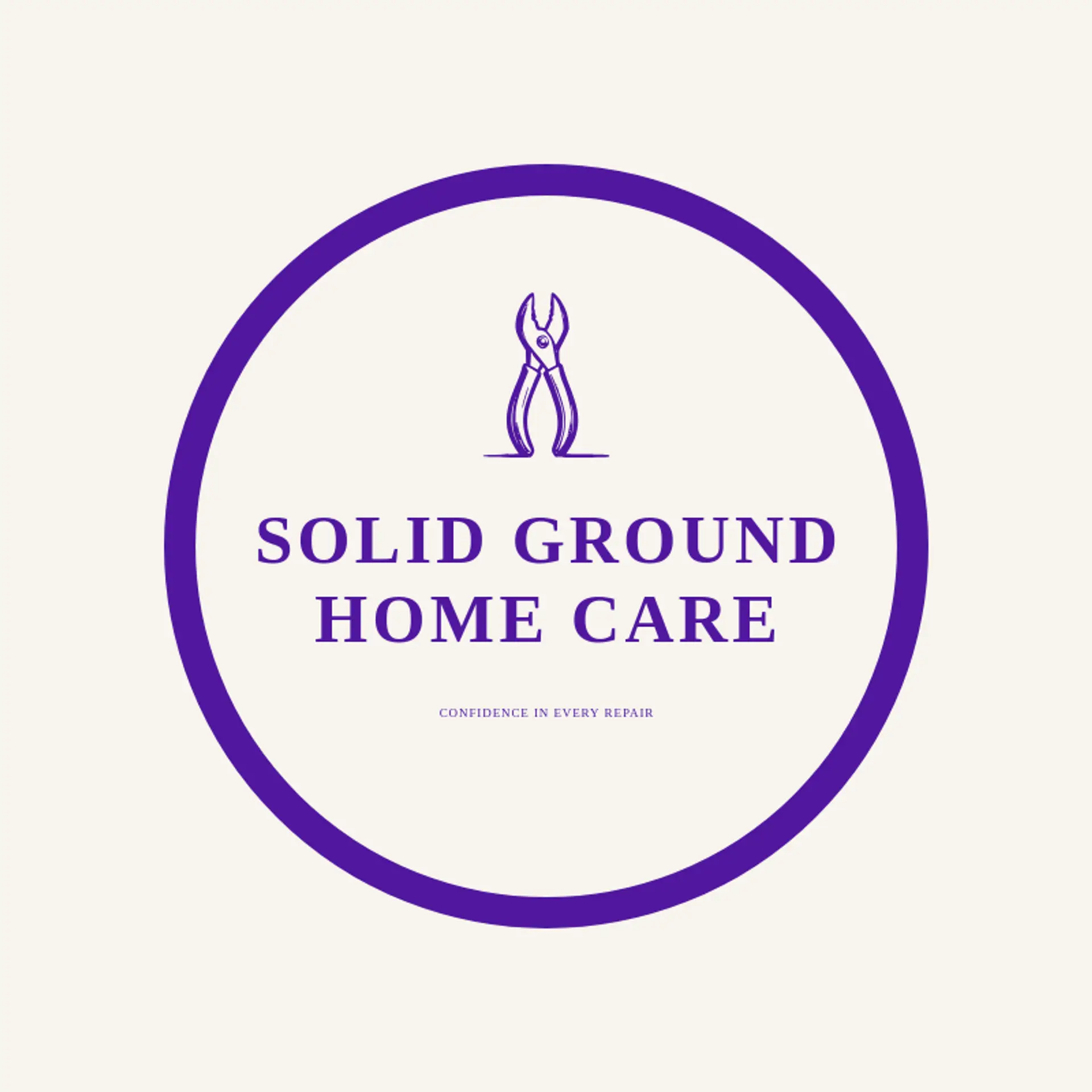 Solid Ground Home Care logo for handyman services