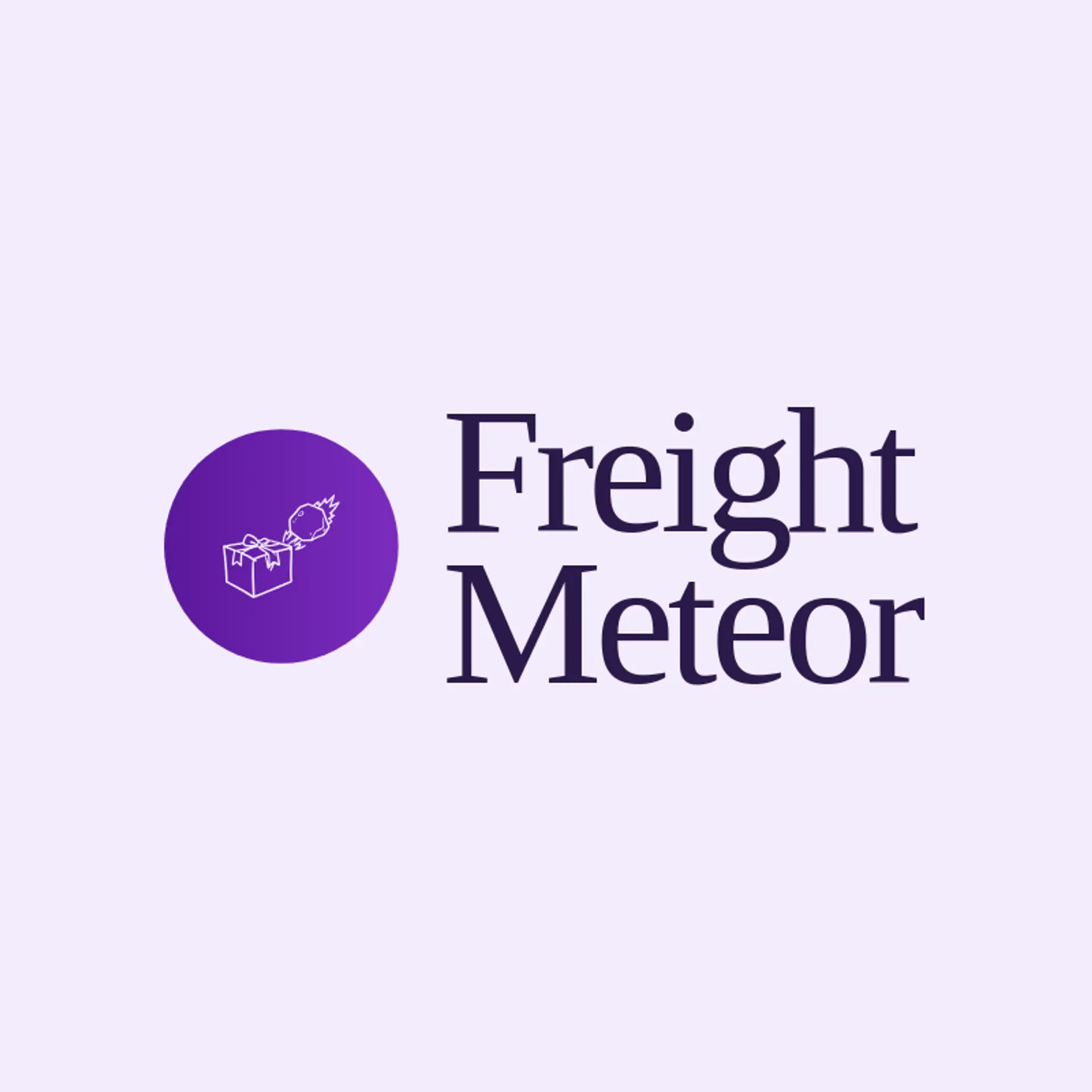 Freight Meteor logo for shipping
